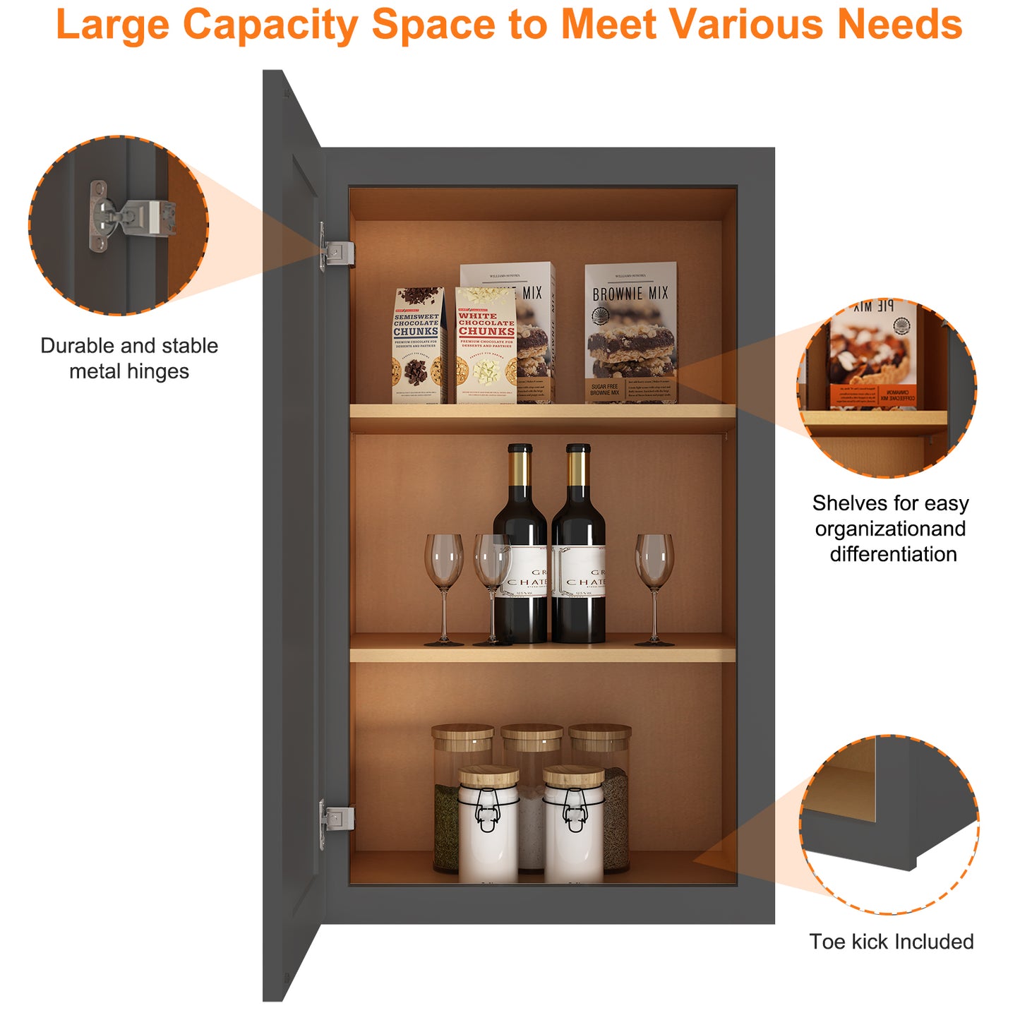 Medicine Cabinet Wall Mounted W1836