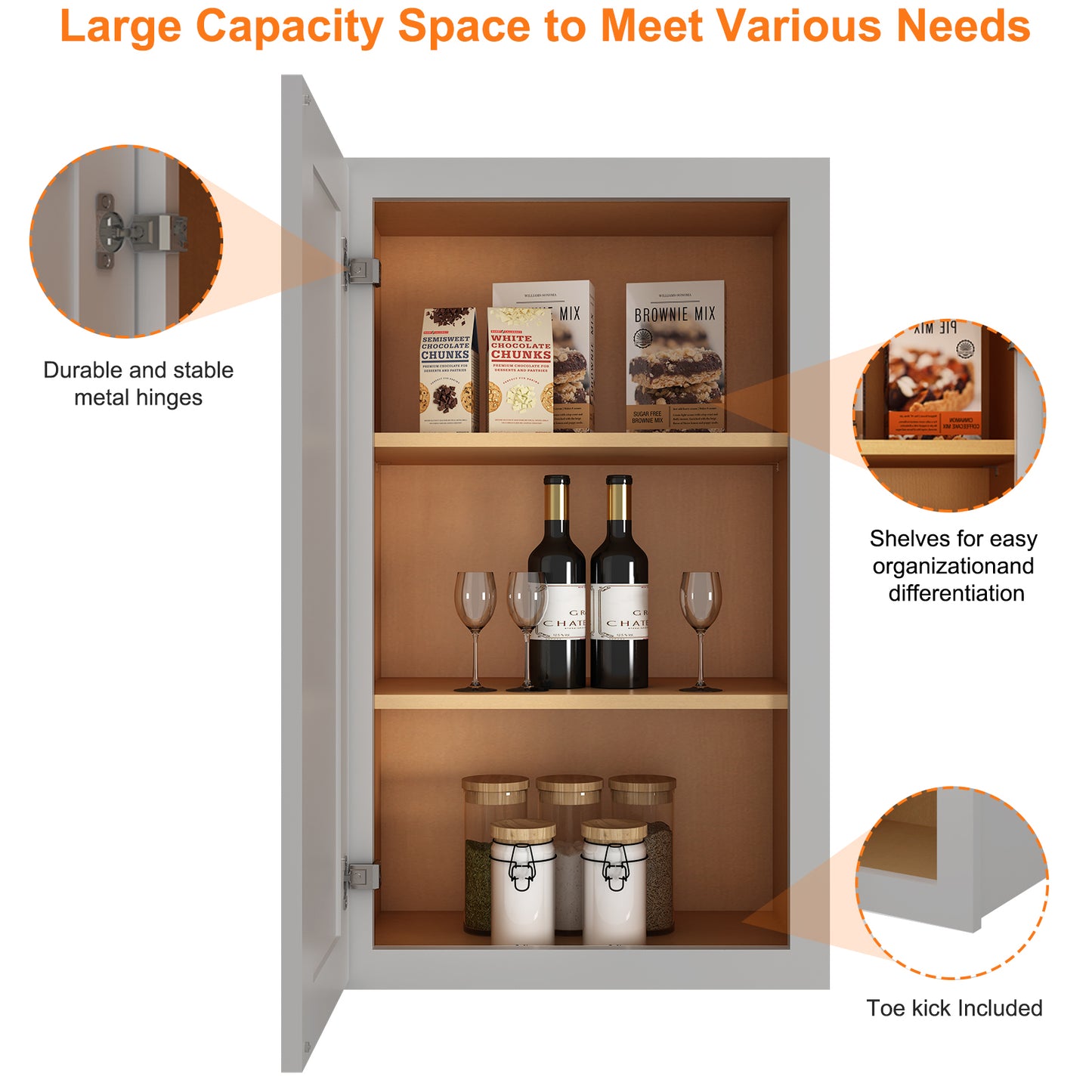 Medicine Cabinet Wall Mounted W1836