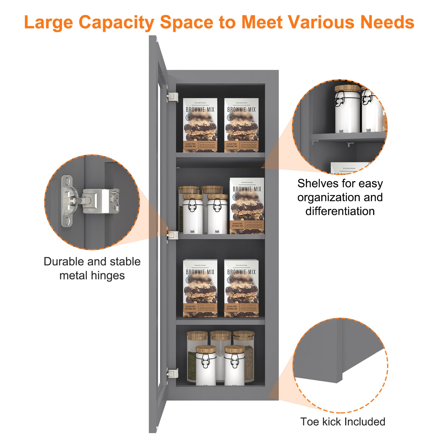 Medicine Cabinet Wall Mounted W1542GD