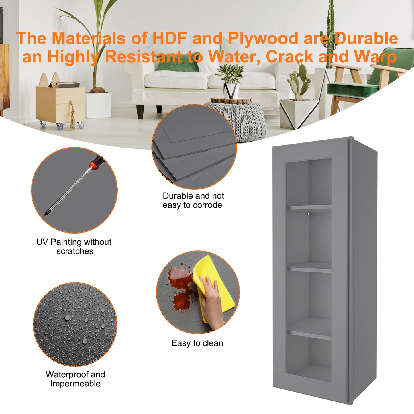 Medicine Cabinet Wall Mounted W1542GD