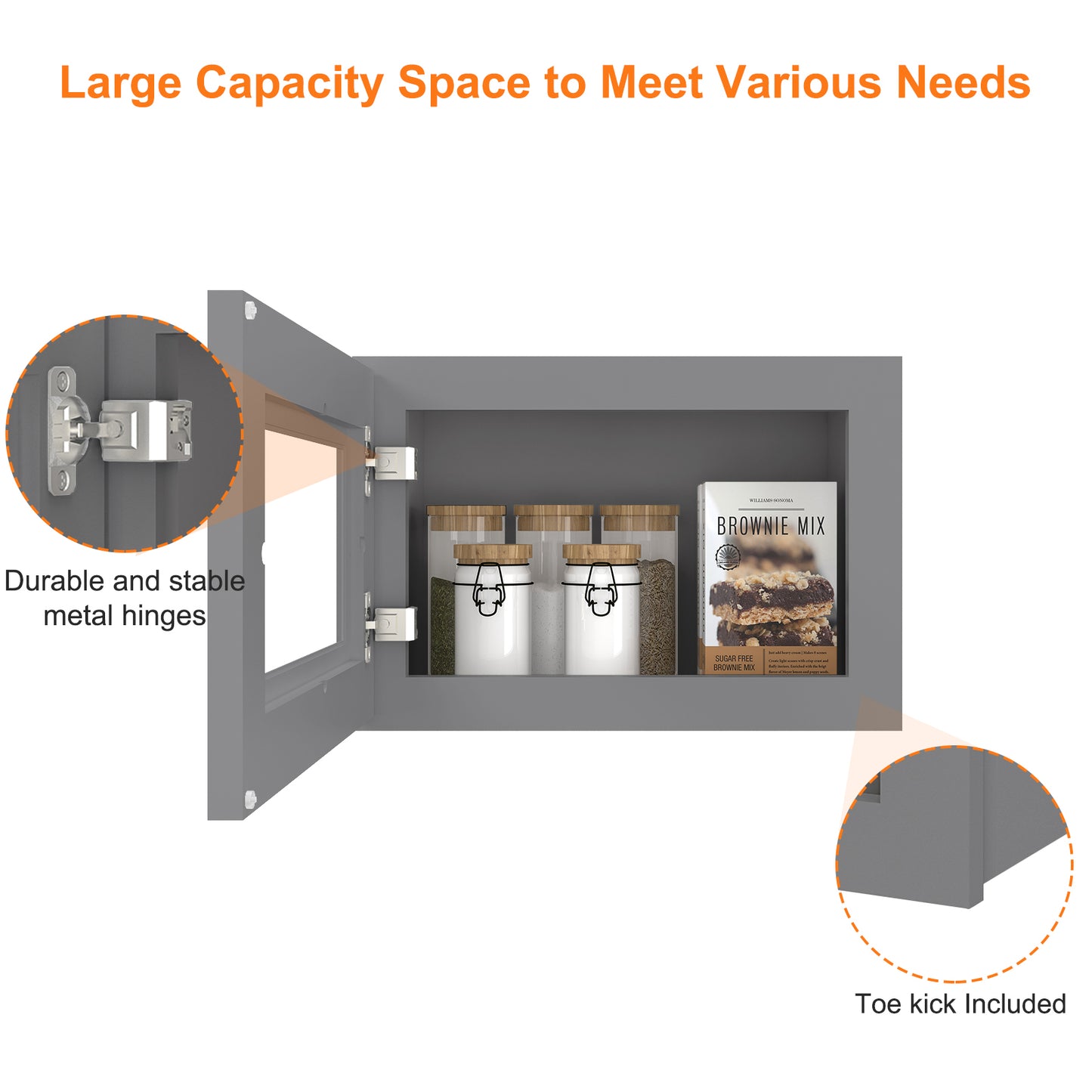 Medicine Cabinet Wall Mounted W1812GD
