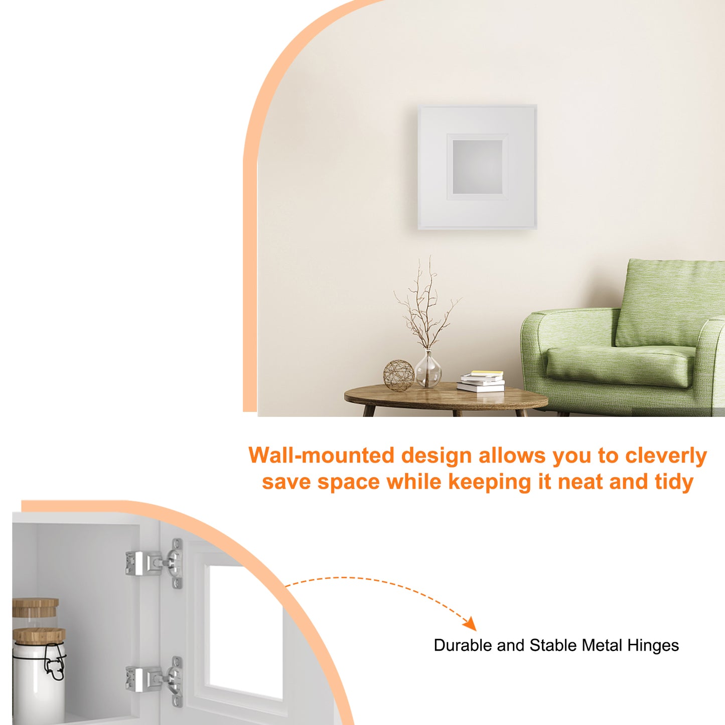 Medicine Cabinet Wall Mounted W2112GD