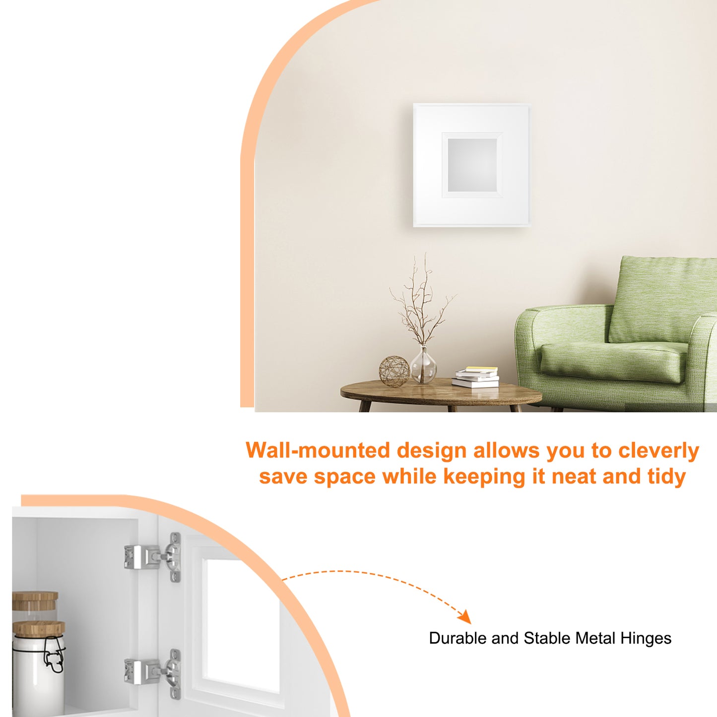 Medicine Cabinet Wall Mounted W2112GD