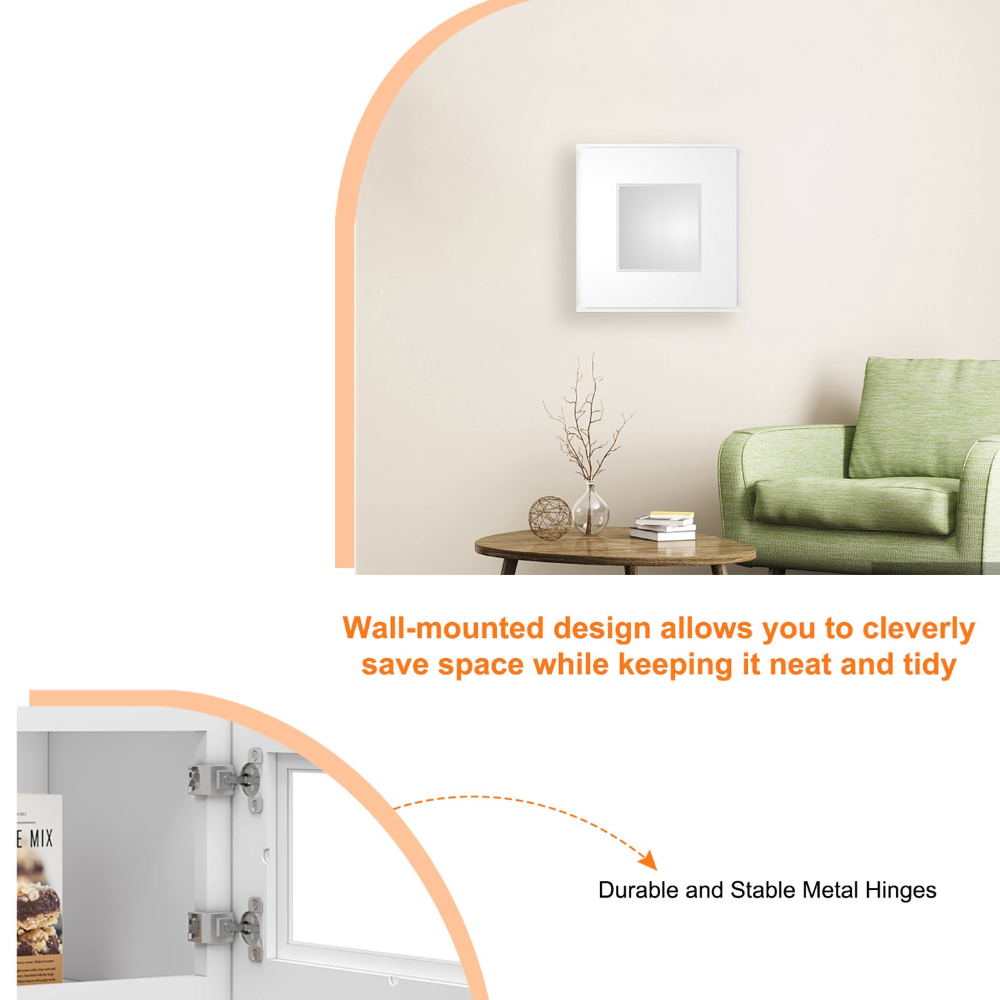 Medicine Cabinet Wall Mounted W2112GD