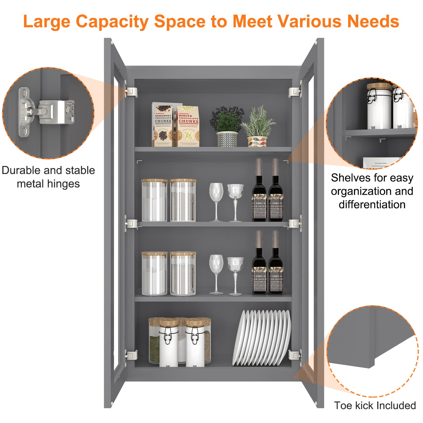 Medicine Cabinet Wall Mounted W2442GD