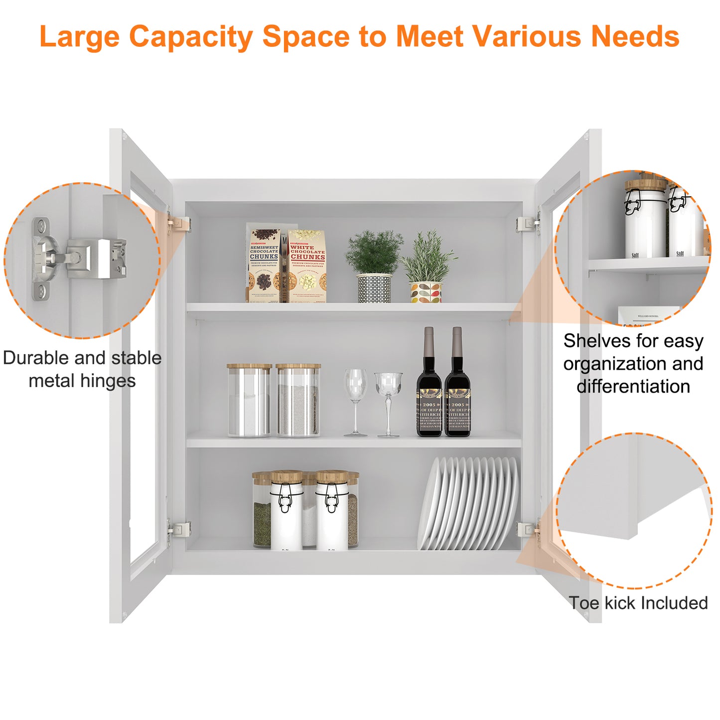 Medicine Cabinet Wall Mounted W3030GD