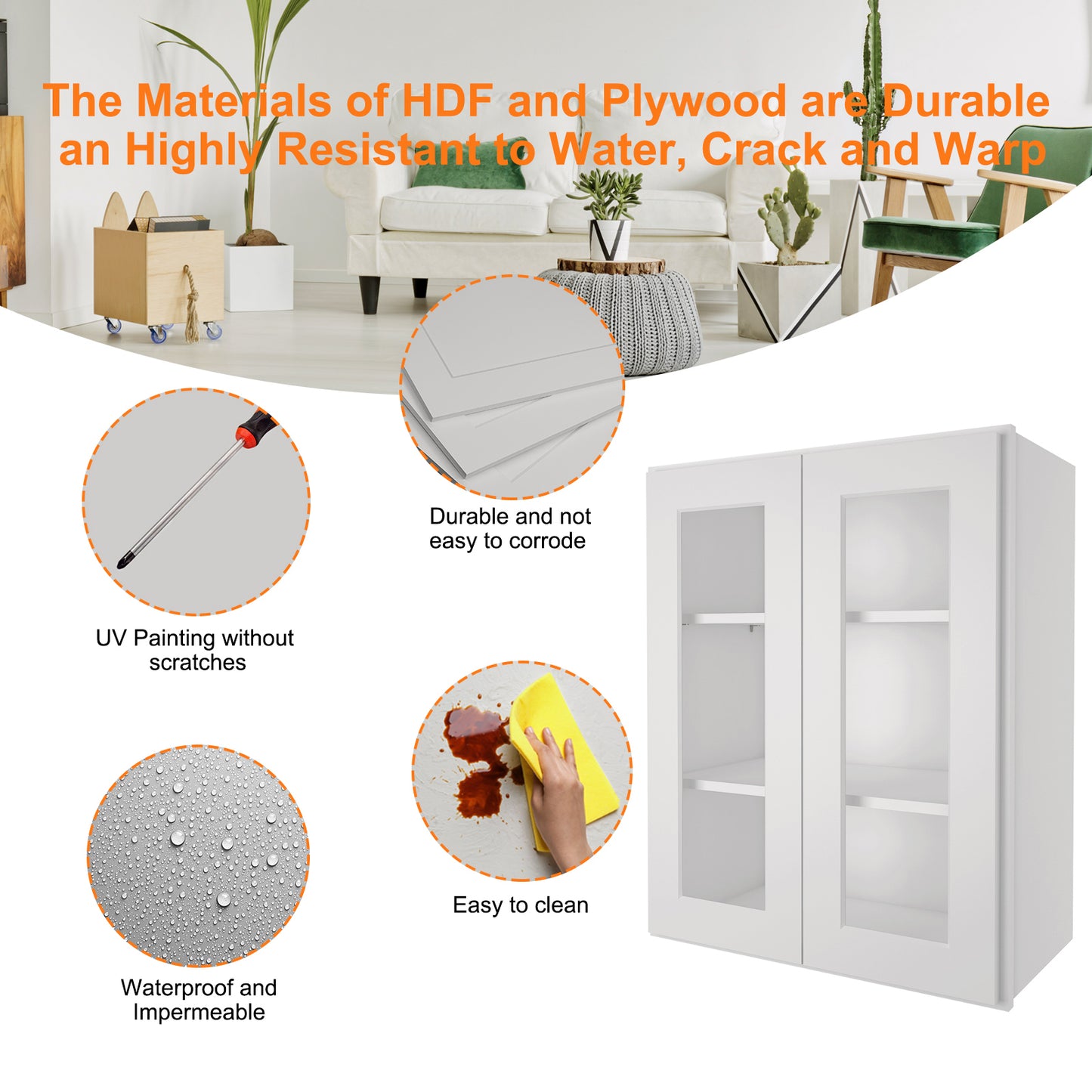 Medicine Cabinet Wall Mounted W3030GD
