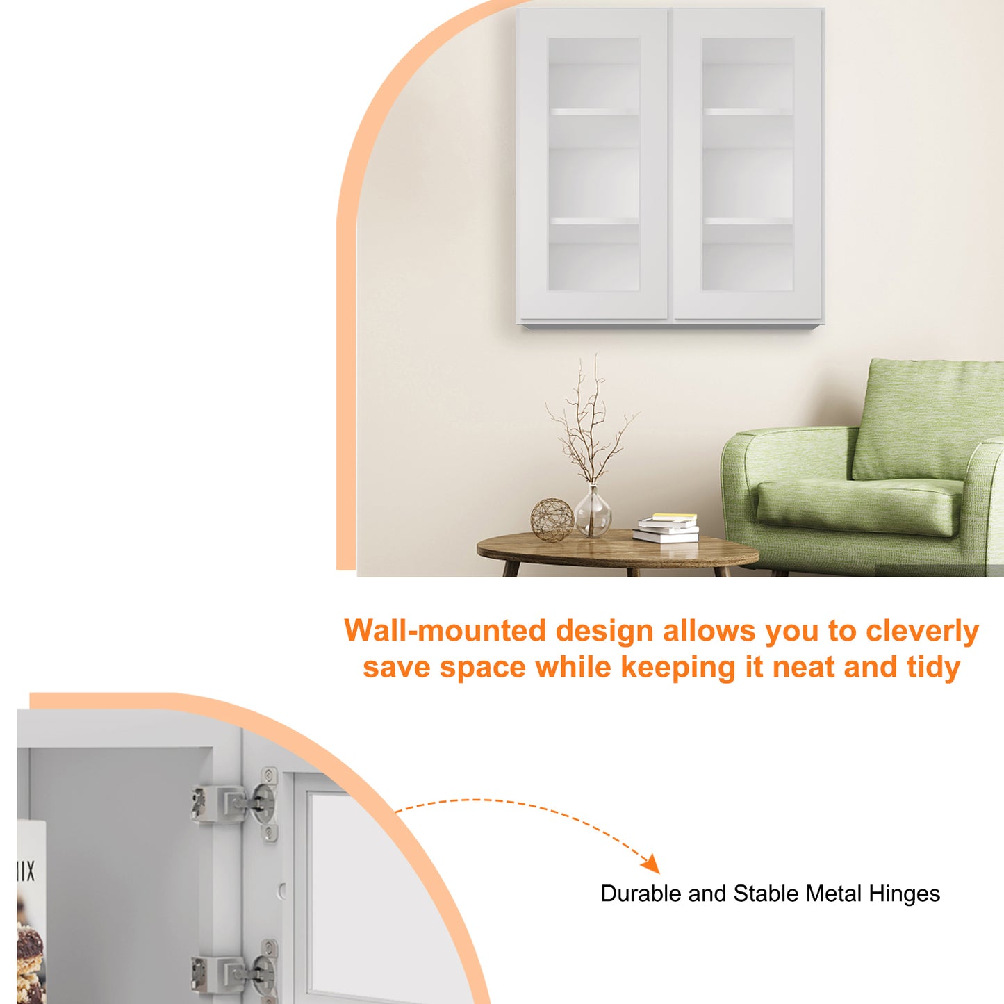Medicine Cabinet Wall Mounted W3030GD