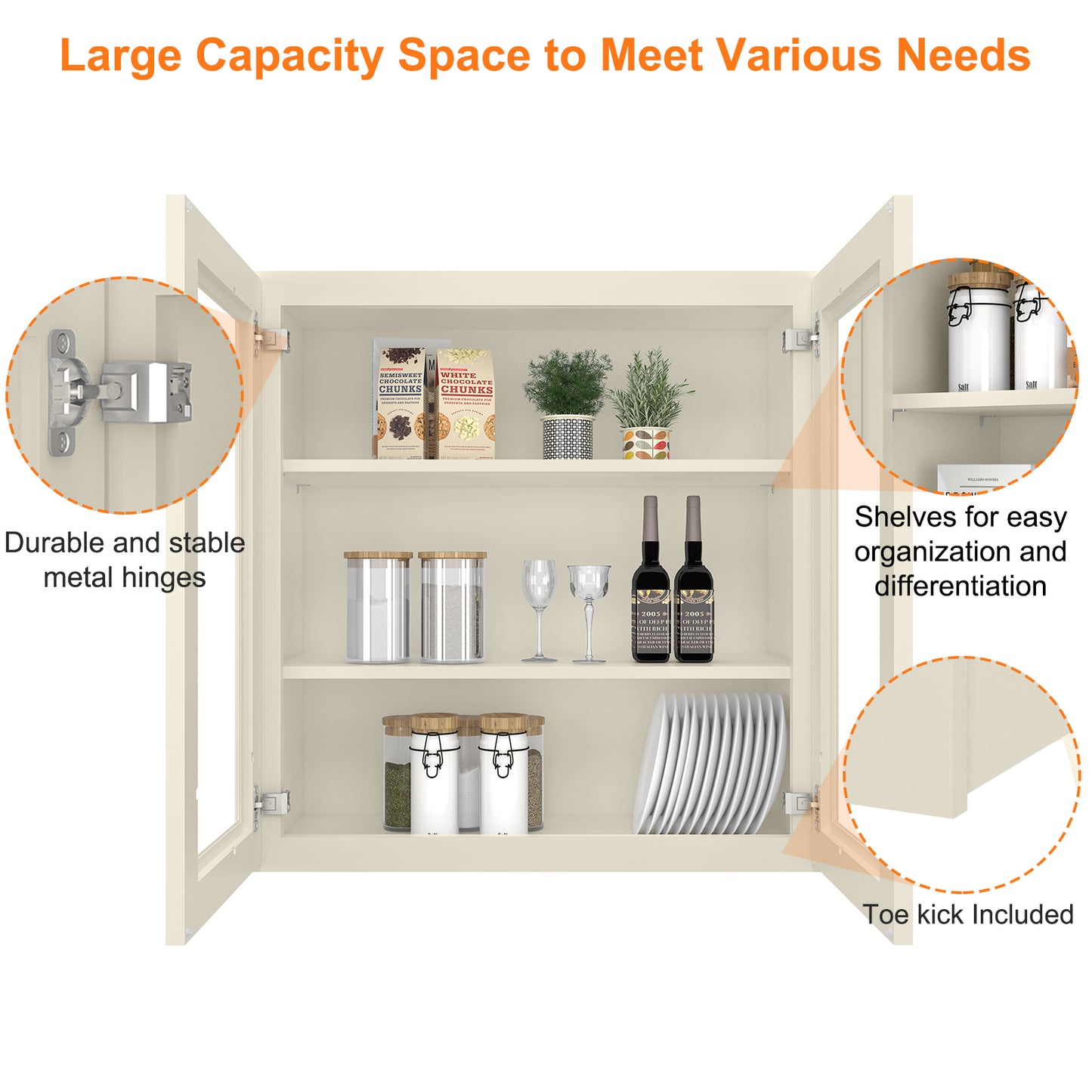 Medicine Cabinet Wall Mounted W3030GD