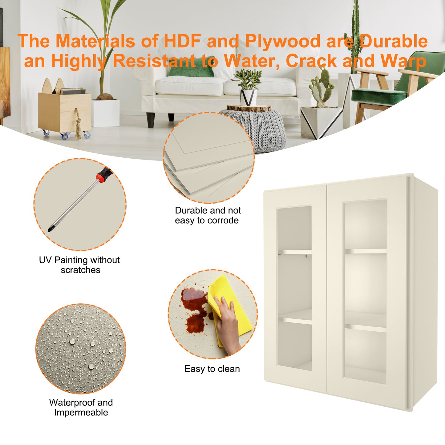 Medicine Cabinet Wall Mounted W3030GD