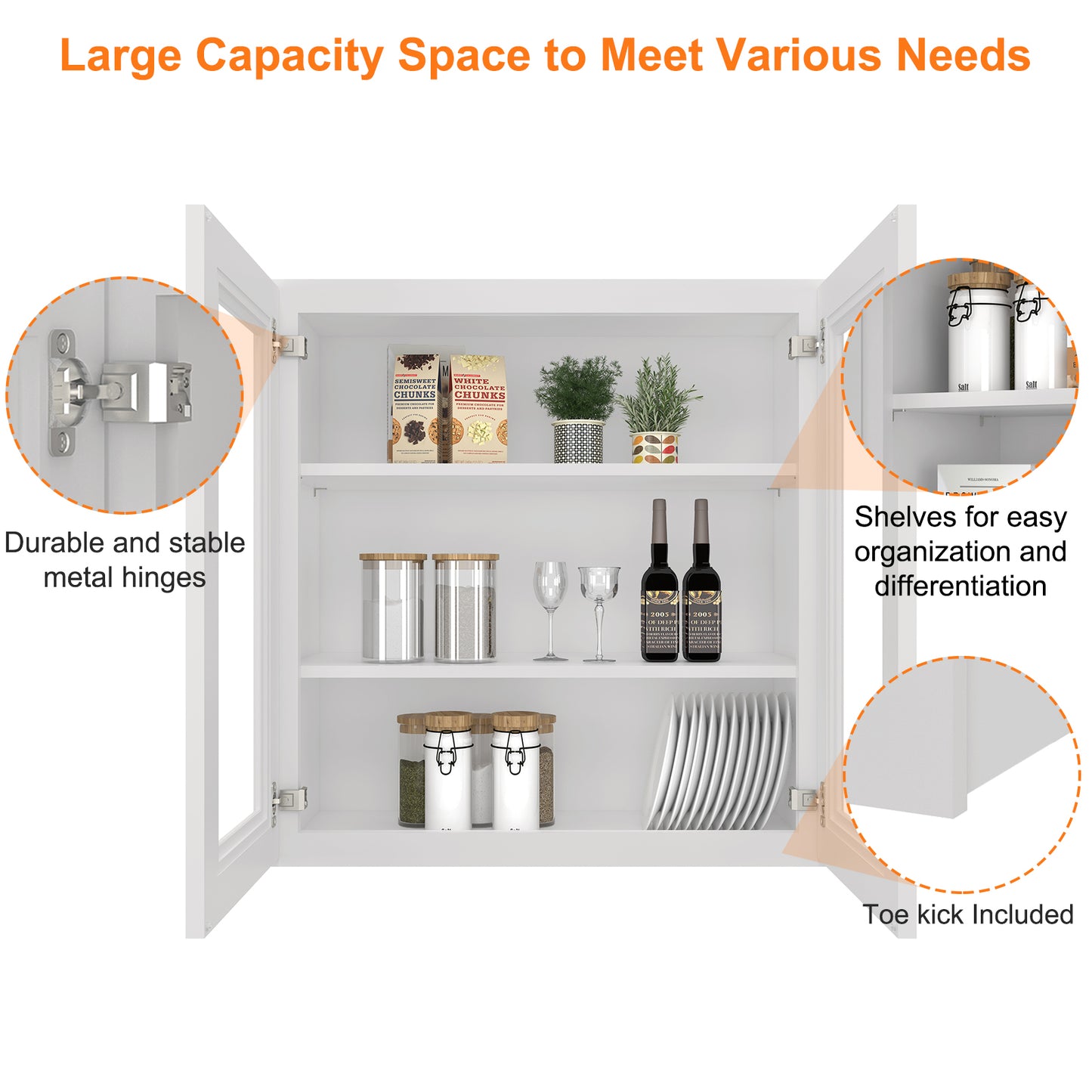 Medicine Cabinet Wall Mounted W3030GD