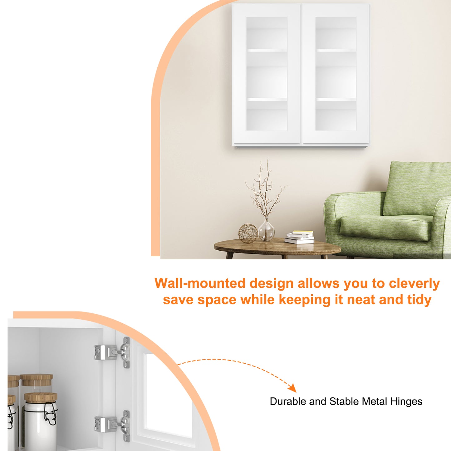 Medicine Cabinet Wall Mounted W3030GD