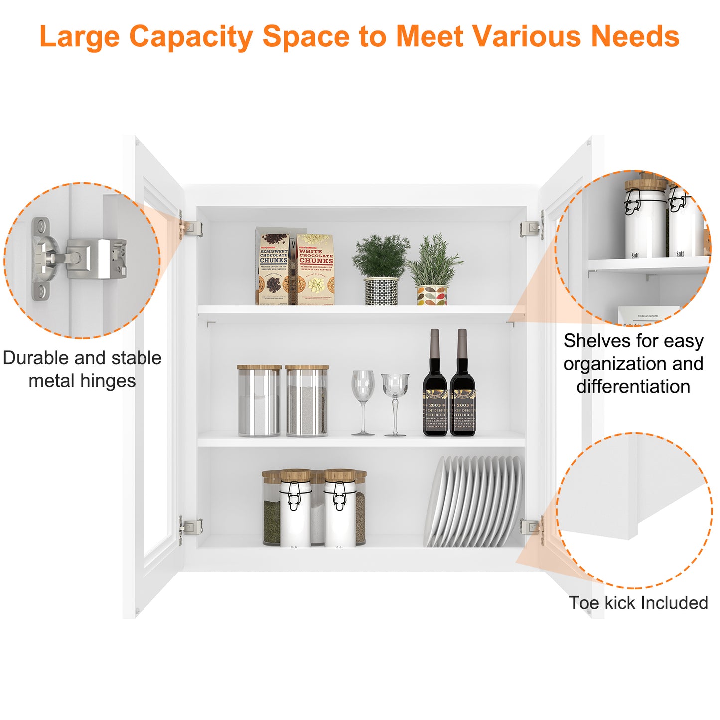 Medicine Cabinet Wall Mounted W3030GD