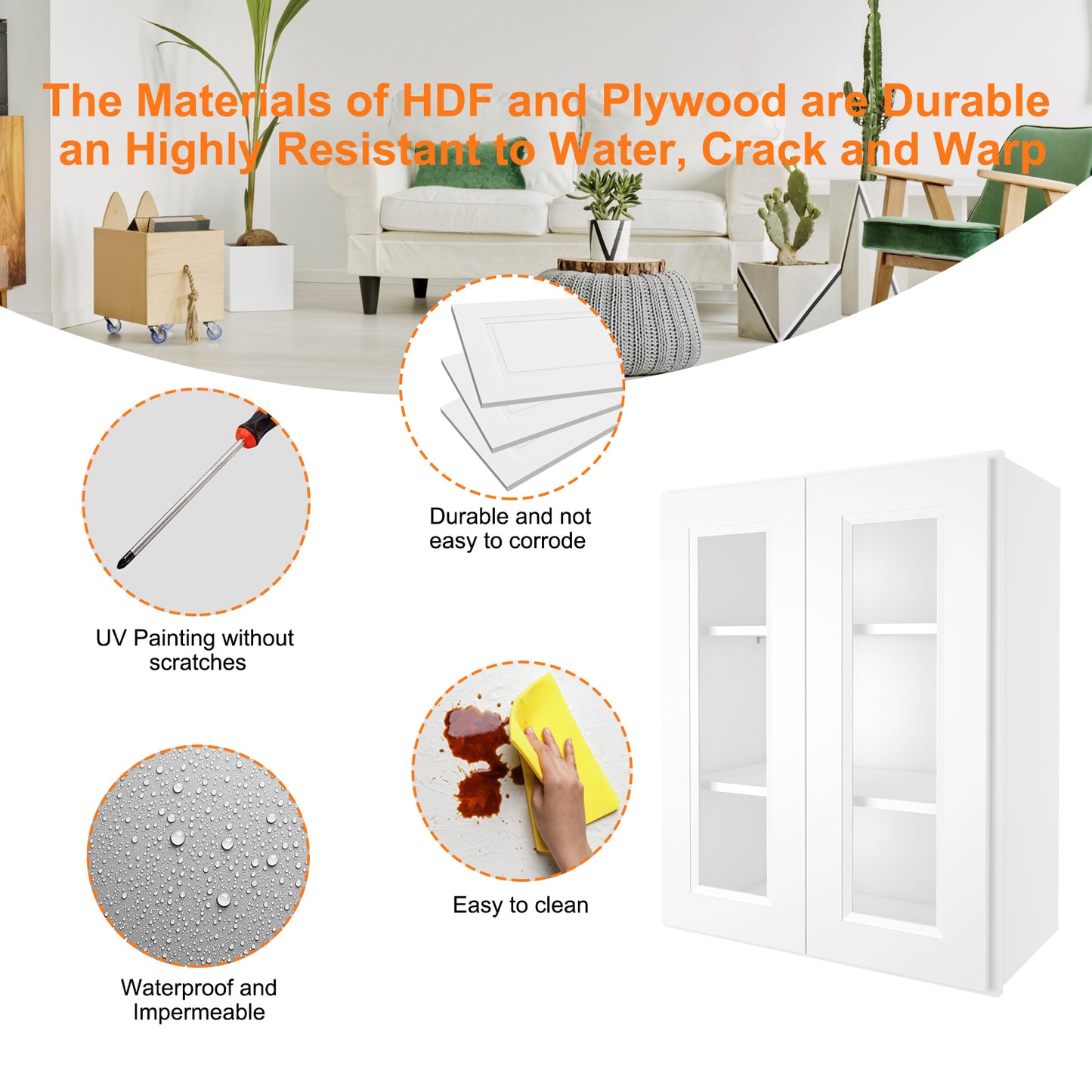 Medicine Cabinet Wall Mounted W3030GD