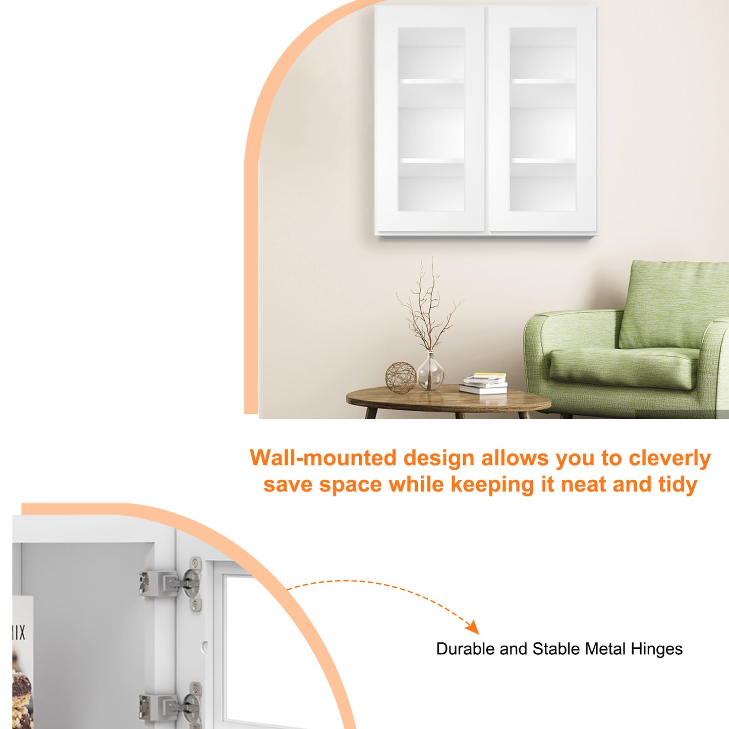Medicine Cabinet Wall Mounted W3030GD