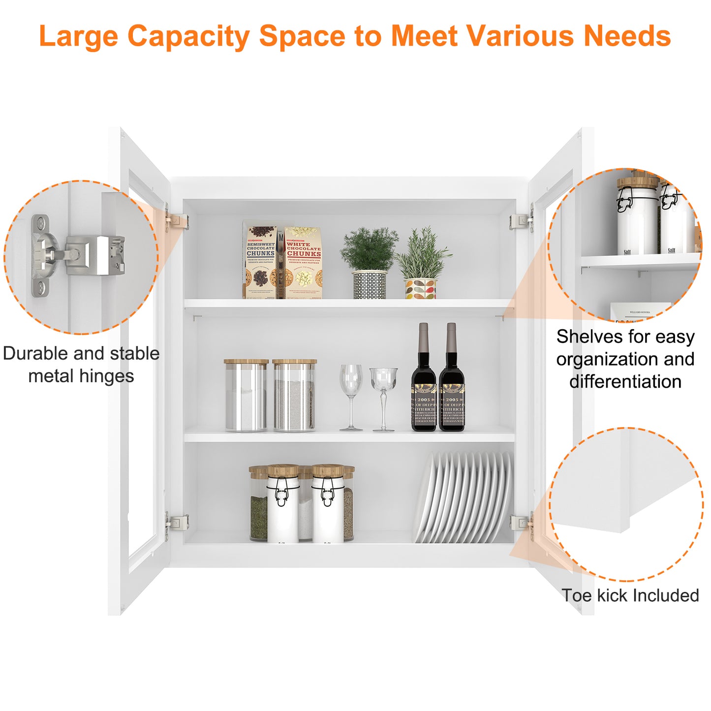 Medicine Cabinet Wall Mounted W3030GD