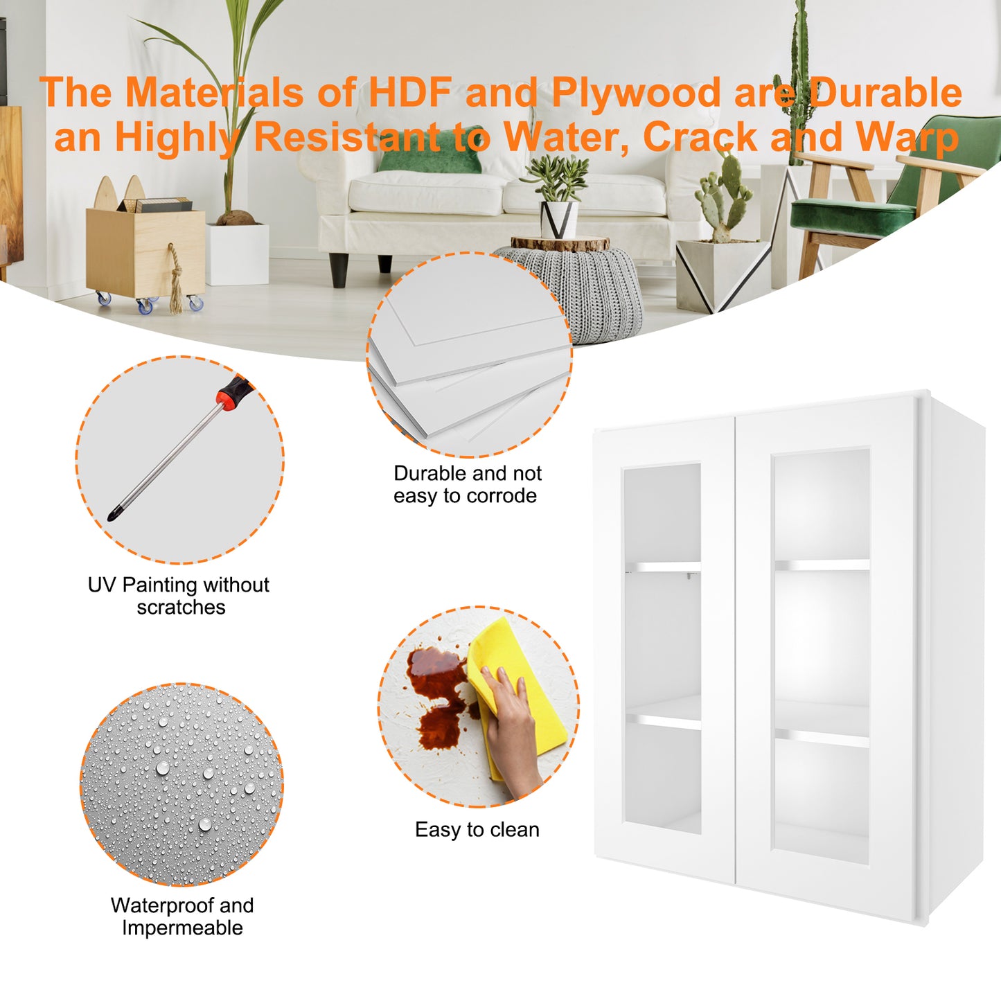 Medicine Cabinet Wall Mounted W3030GD