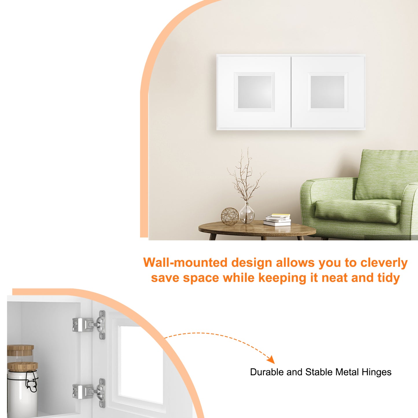 Medicine Cabinet Wall Mounted W3312GD