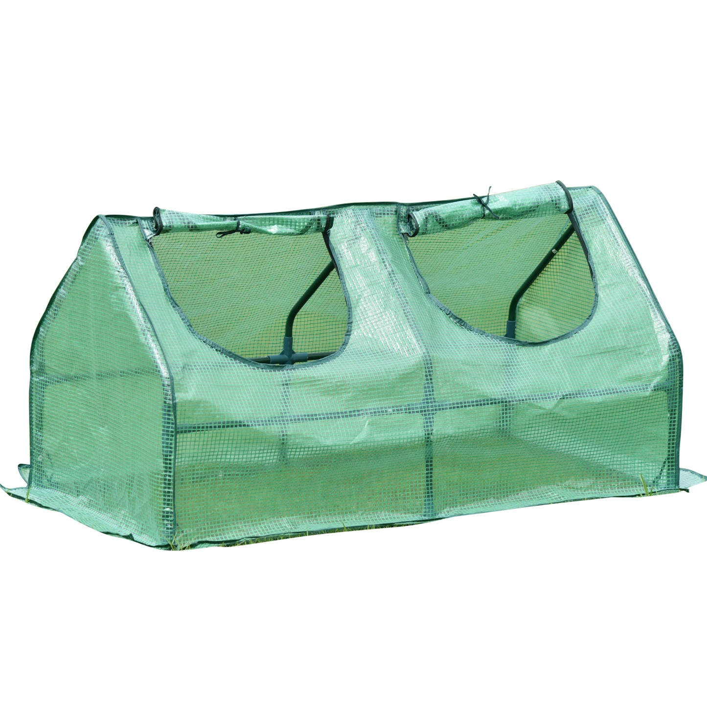 Outdoor Mini Greenhouse with Round Entrance - Protective Conservatory for Plants