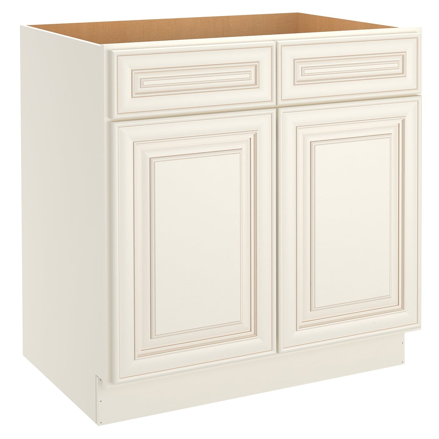 24"D*33"W*34.5"H Birch Solid Wood Base Kitchen Cabinet B33