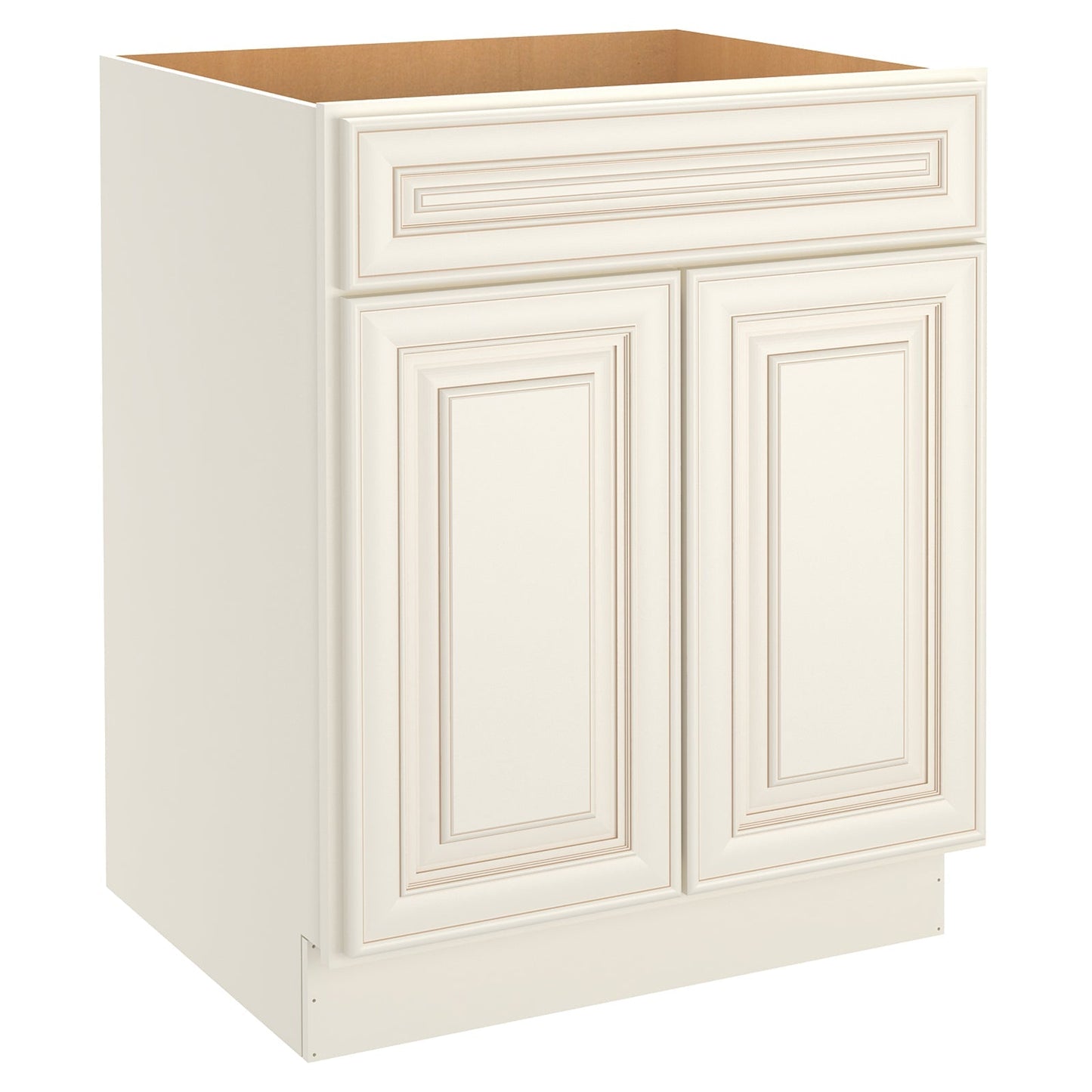 24"D Birch Solid Wood X 27"W X 34-1/2"H Base Kitchen Cabinet B27
