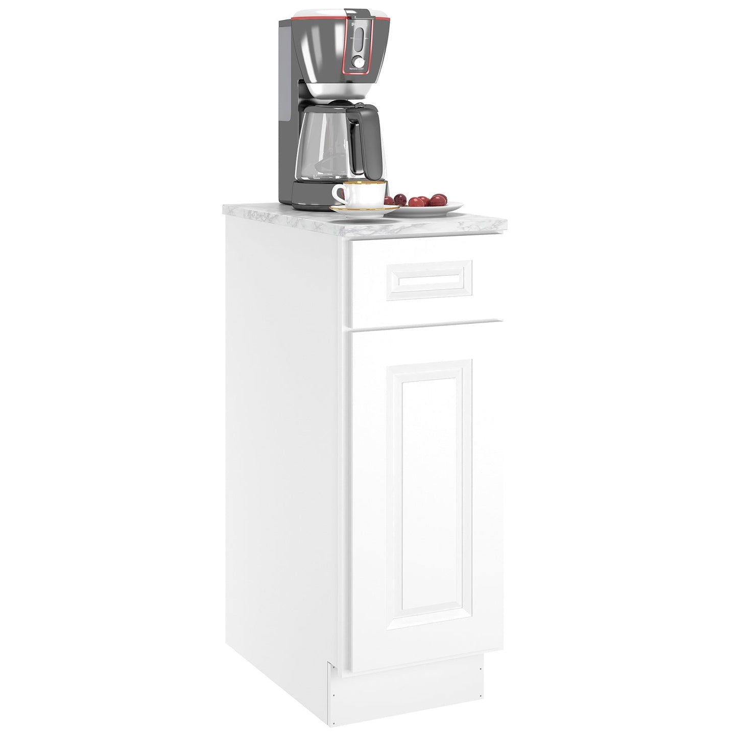 24"D Birch Solid Wood X 12"W X 34-1/2"H Base Kitchen Cabinet B12