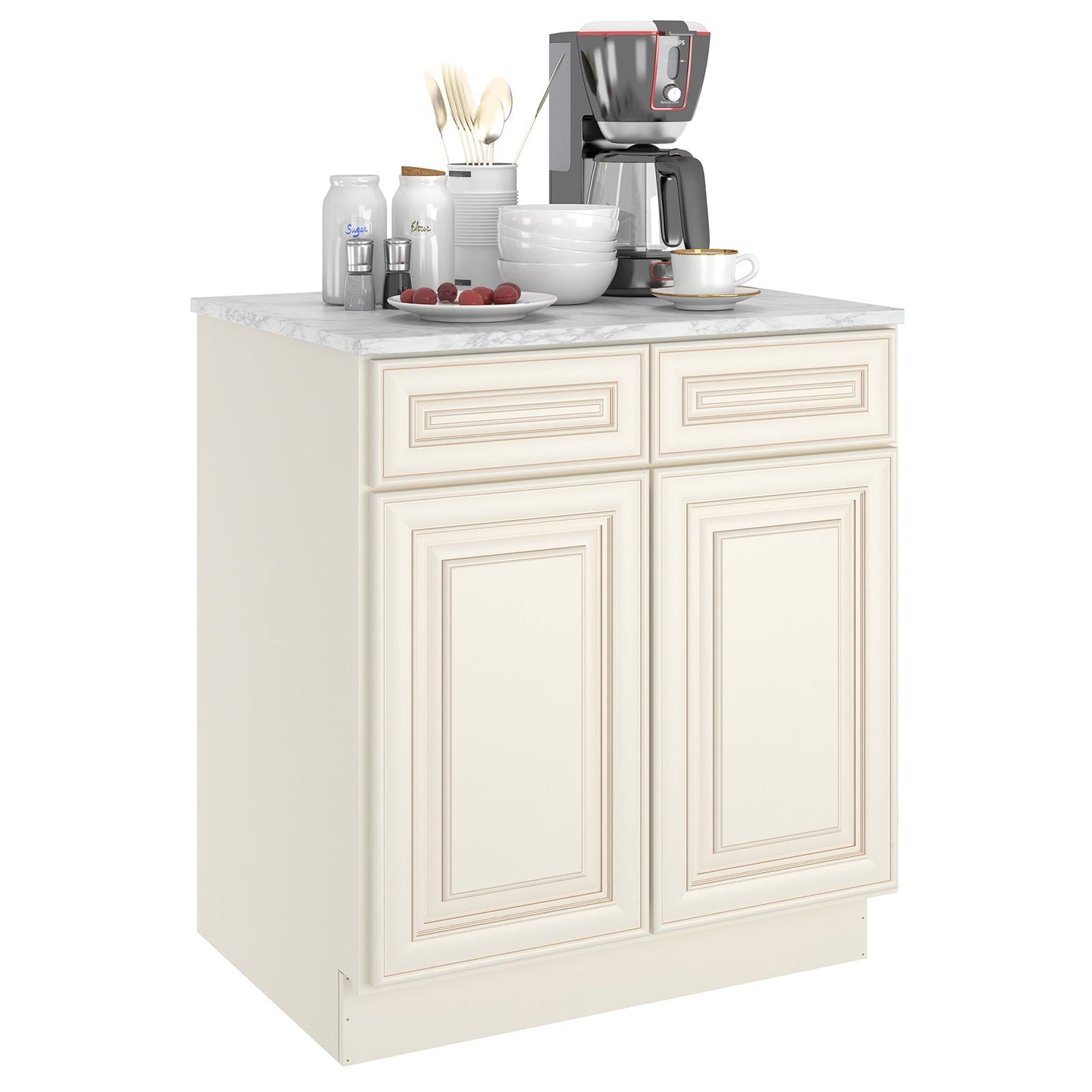 24"D*30"W*34.5"H Birch Solid Wood Base Kitchen Cabinet B30