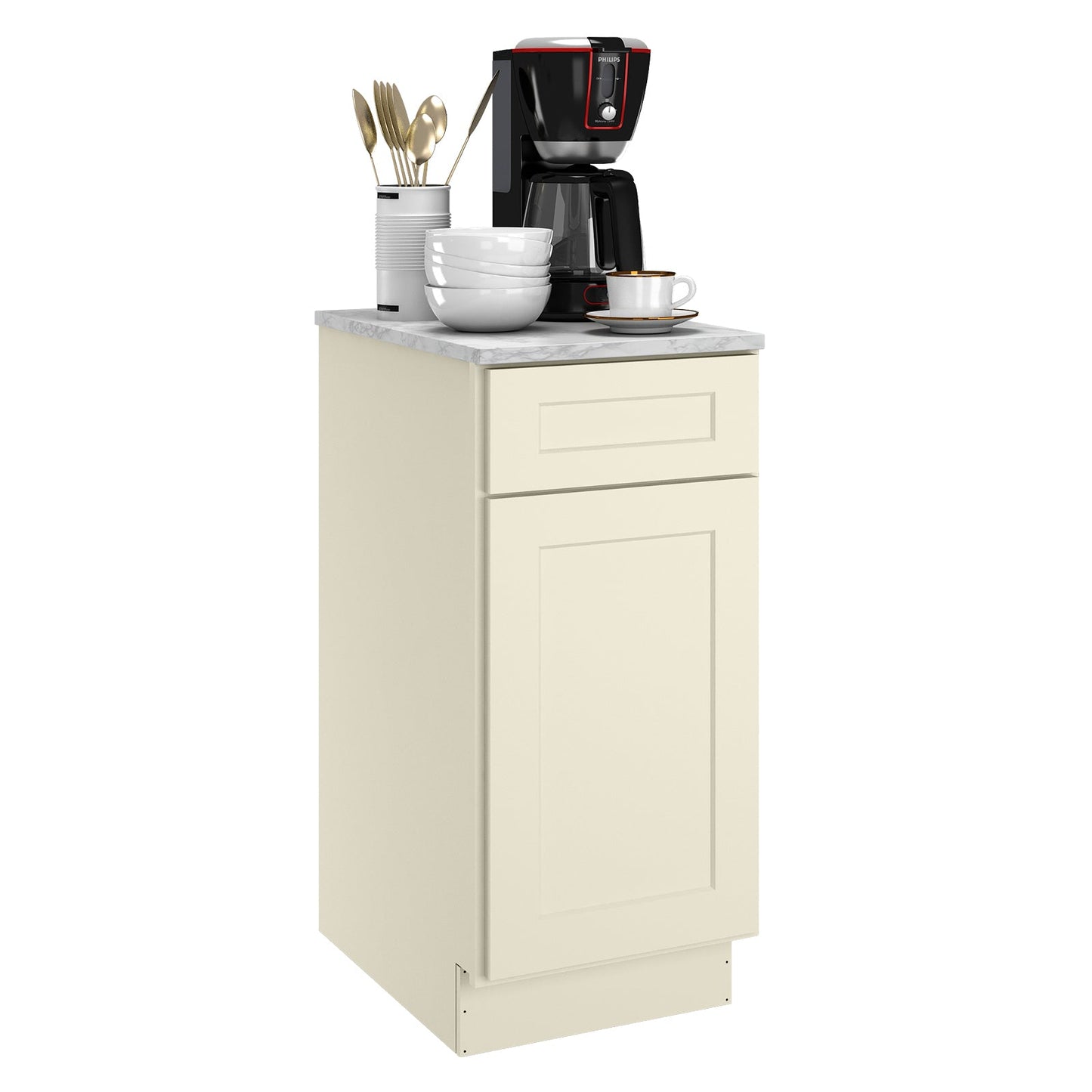24"D Birch Solid Wood X 15"W X 34-1/2"H Base Kitchen Cabinet B15