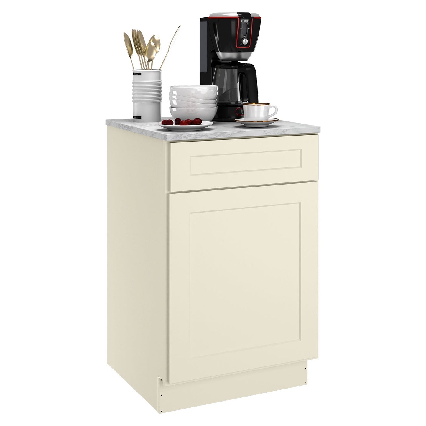 21"W Birch Solid Wood X 24"D X 34-1/2"H Base Kitchen Cabinet B21