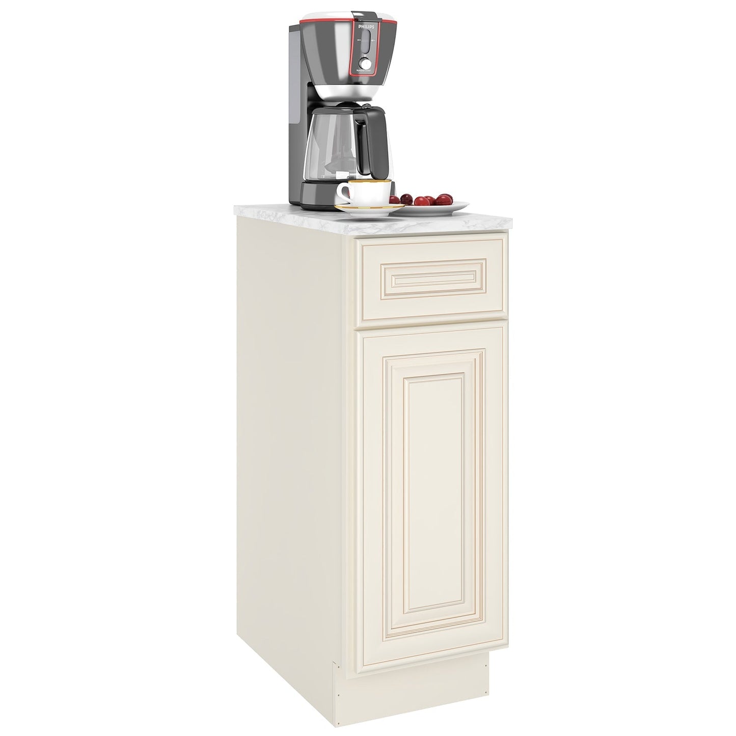 24"D Birch Solid Wood X 12"W X 34-1/2"H Base Kitchen Cabinet B12