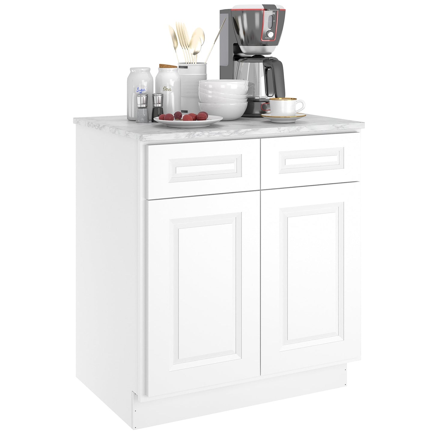 24"D*30"W*34.5"H Birch Solid Wood Base Kitchen Cabinet B30