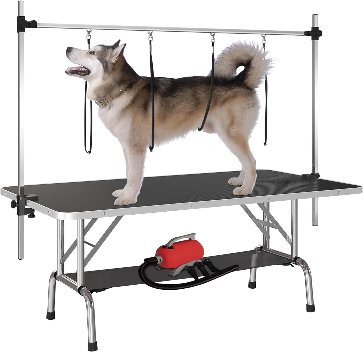 Lovmor Dog Grooming Table with Arm/Noose/Mesh Tray