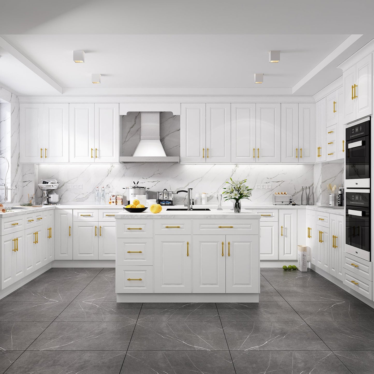 24"D*30"W*34.5"H Birch Solid Wood Base Kitchen Cabinet B30