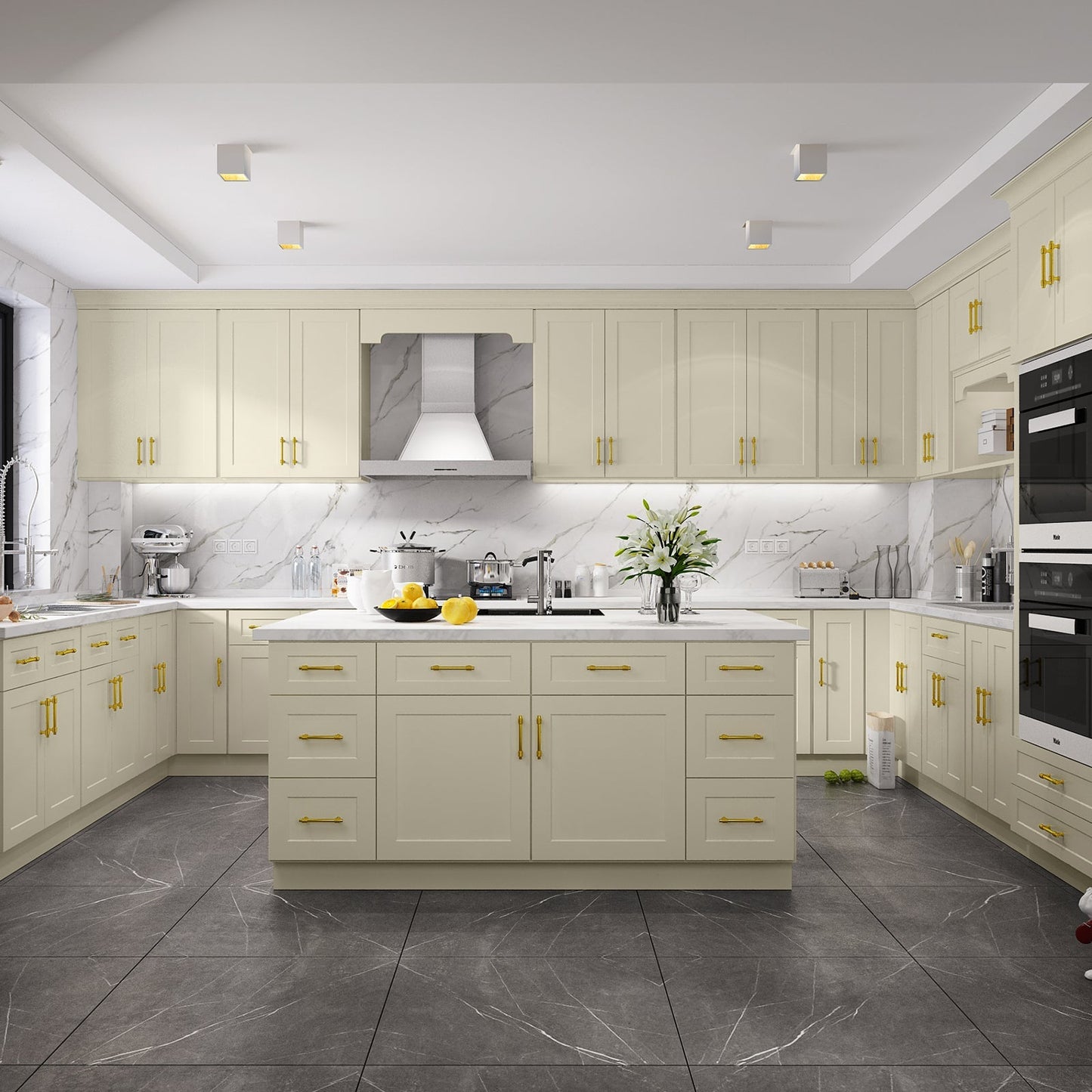 24"D*33"W*34.5"H Birch Solid Wood Base Kitchen Cabinet B33