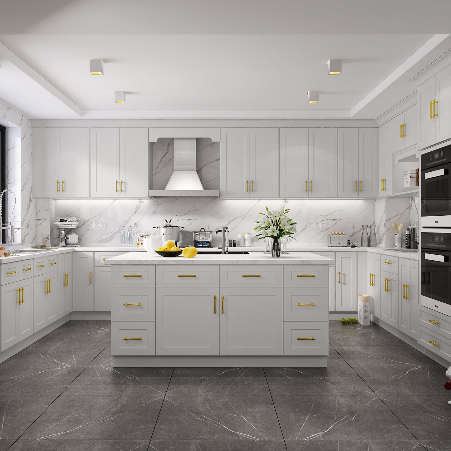 24"D*30"W*34.5"H Birch Solid Wood Base Kitchen Cabinet B30