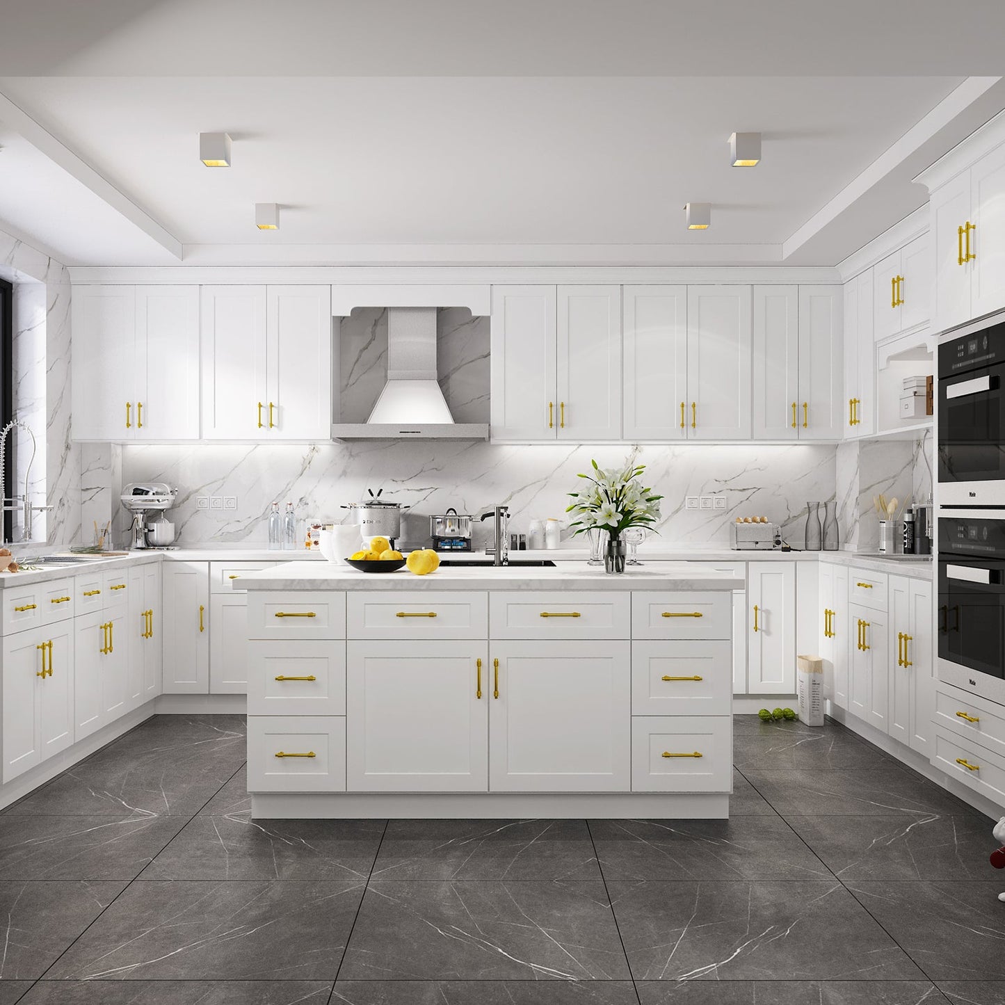 24"D*30"W*34.5"H Birch Solid Wood Base Kitchen Cabinet B30