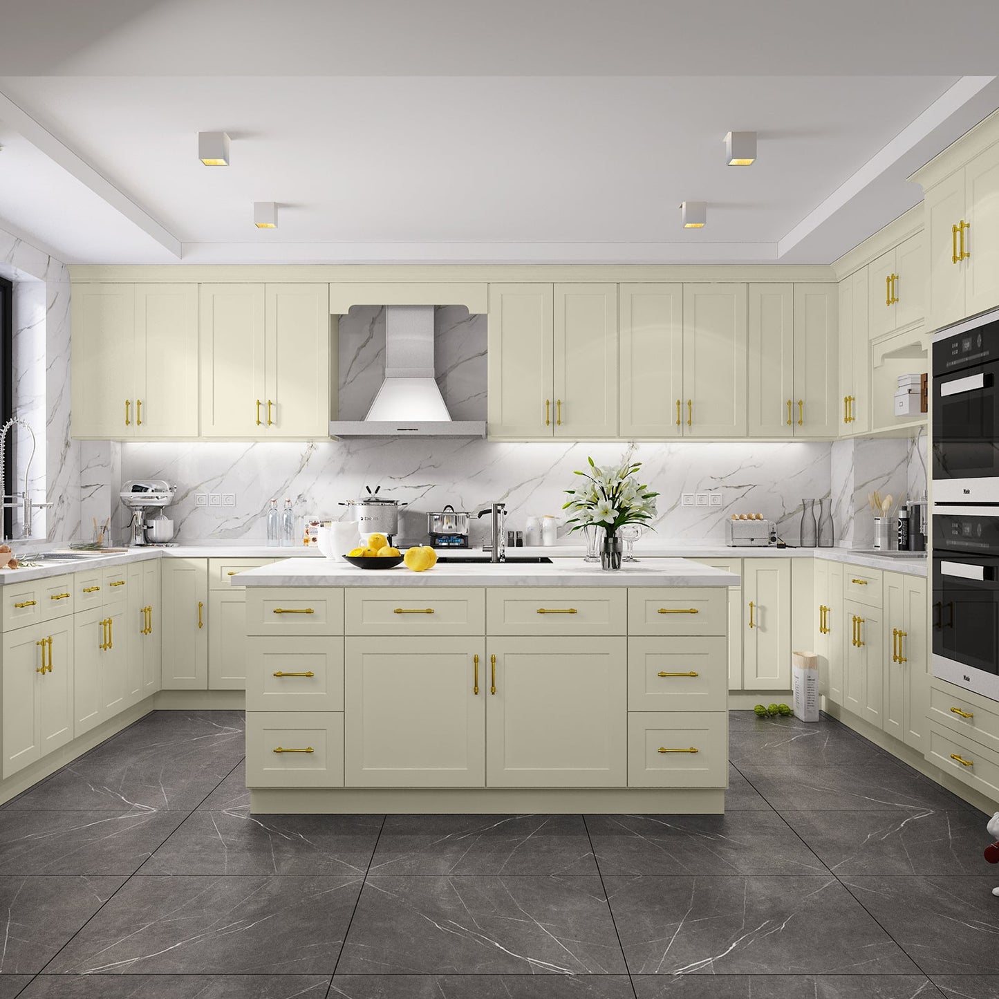 24"D*30"W*34.5"H Birch Solid Wood Base Kitchen Cabinet B30