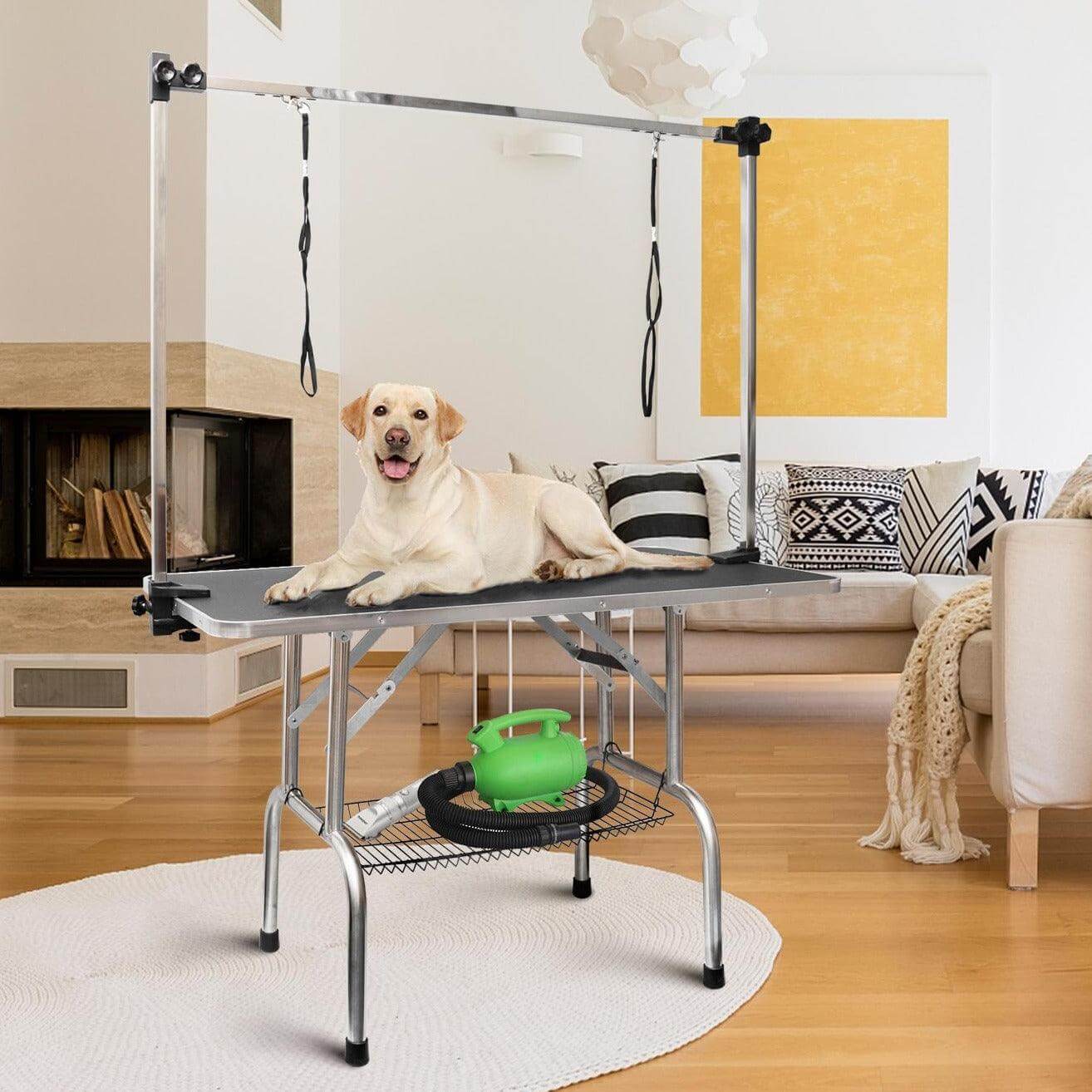 Lovmor Dog Grooming Table with Arm/Noose/Mesh Tray