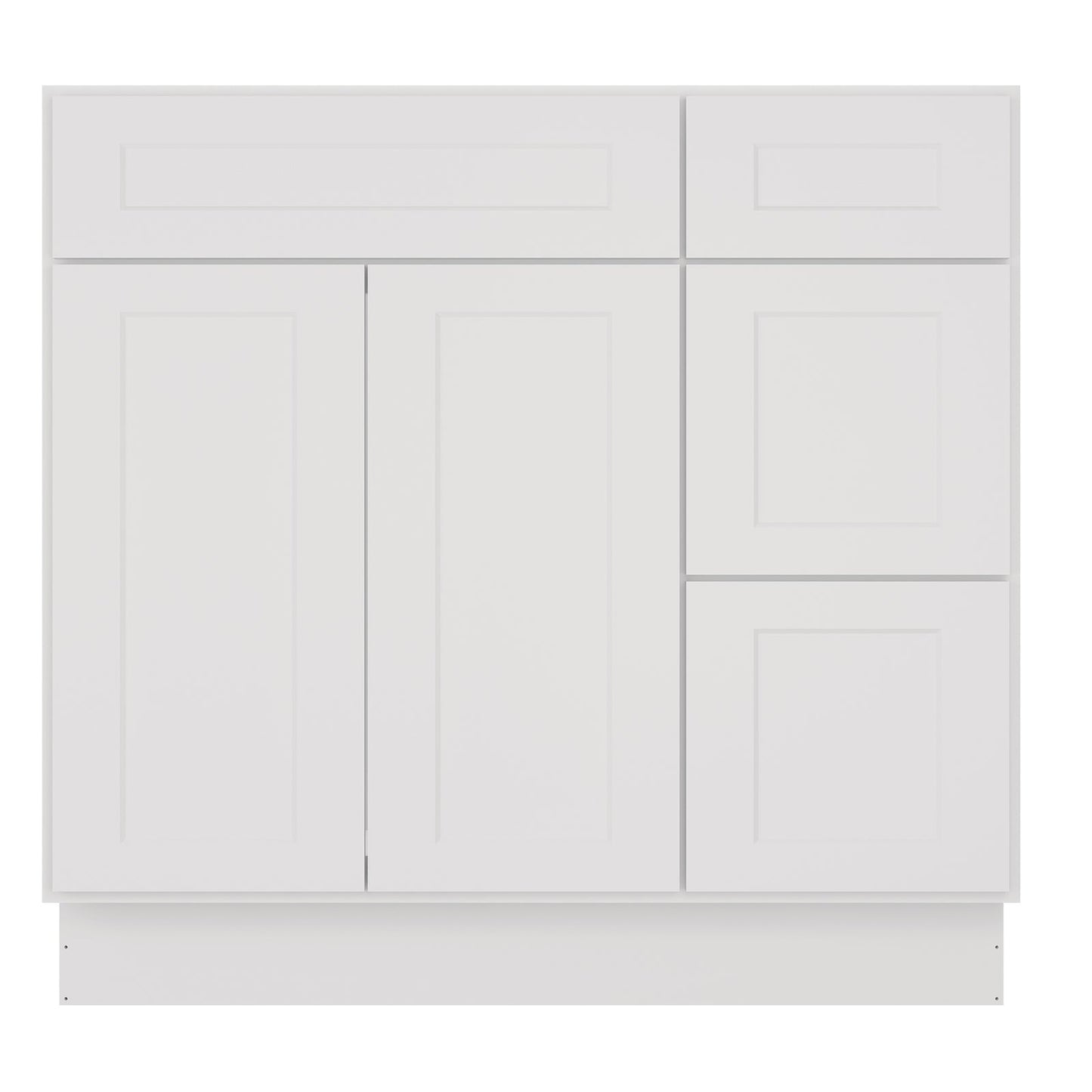 21"Dx36"Wx34-1/2"H Birch Solid Wood Bath Vanity Cabinet without Top V3621DR