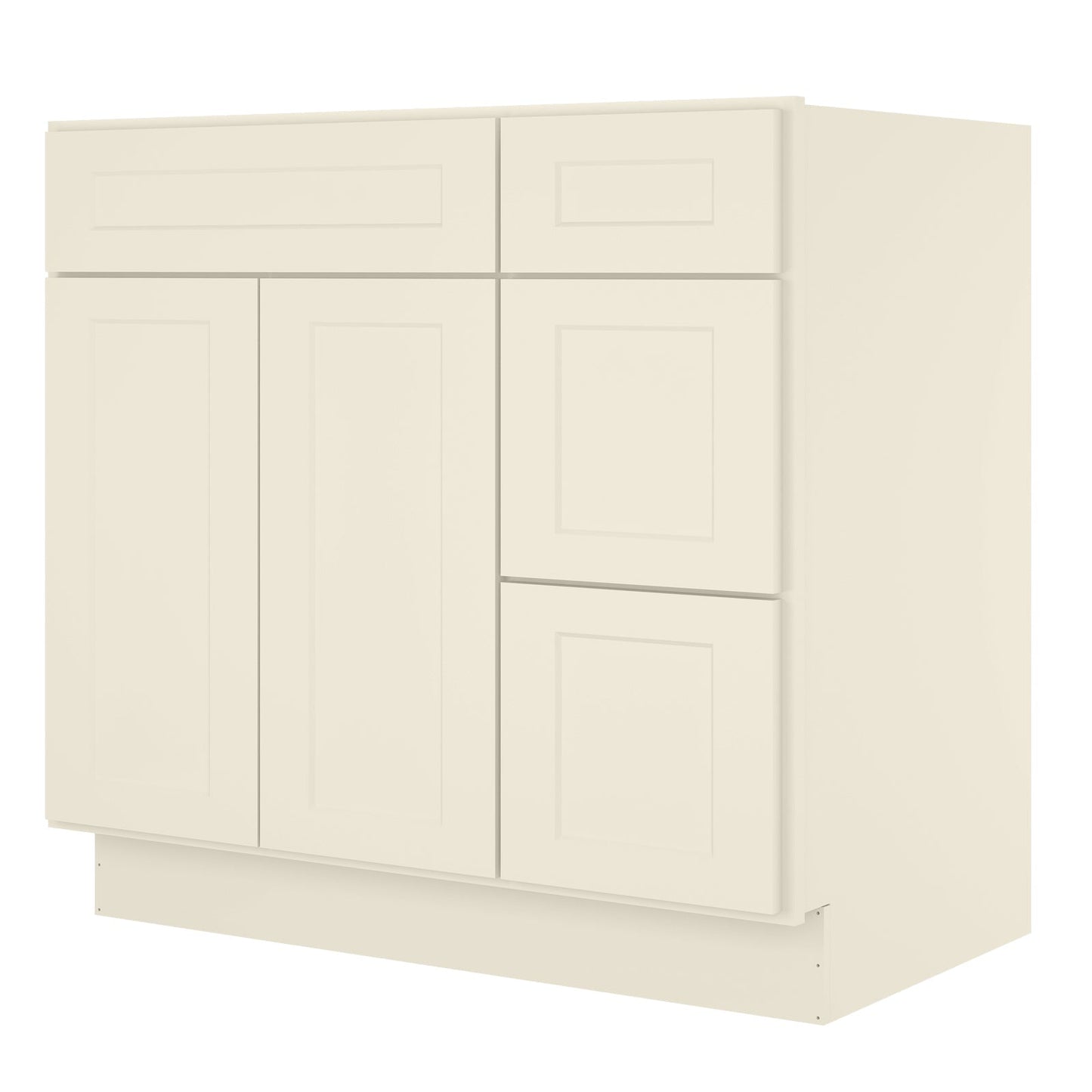 21"Dx36"Wx34-1/2"H Birch Solid Wood Bath Vanity Cabinet without Top V3621DR