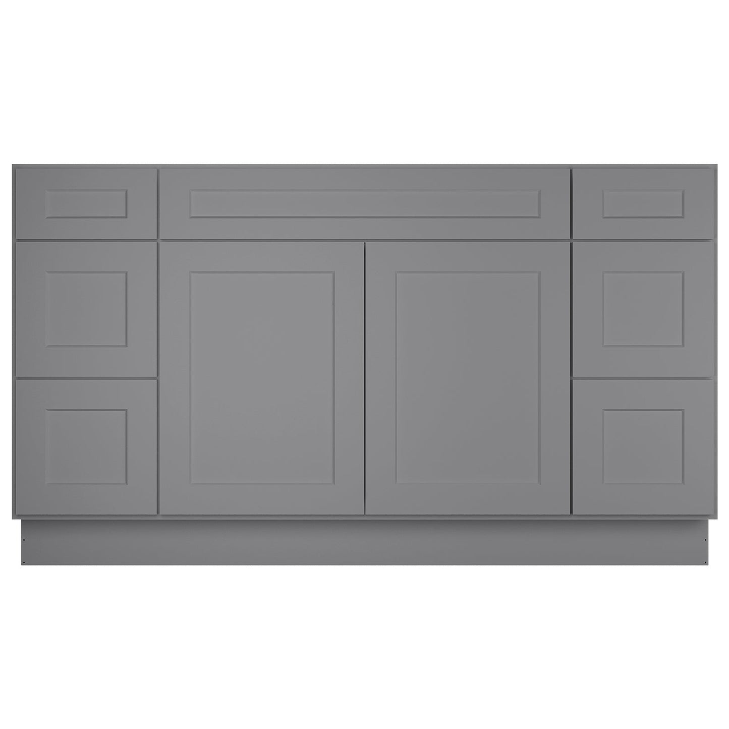 21"D Birch Solid Wood X48"W X 21"D X 34-1/2"H Bath Vanity Sink Drawer Cabinet without Top VDDB48