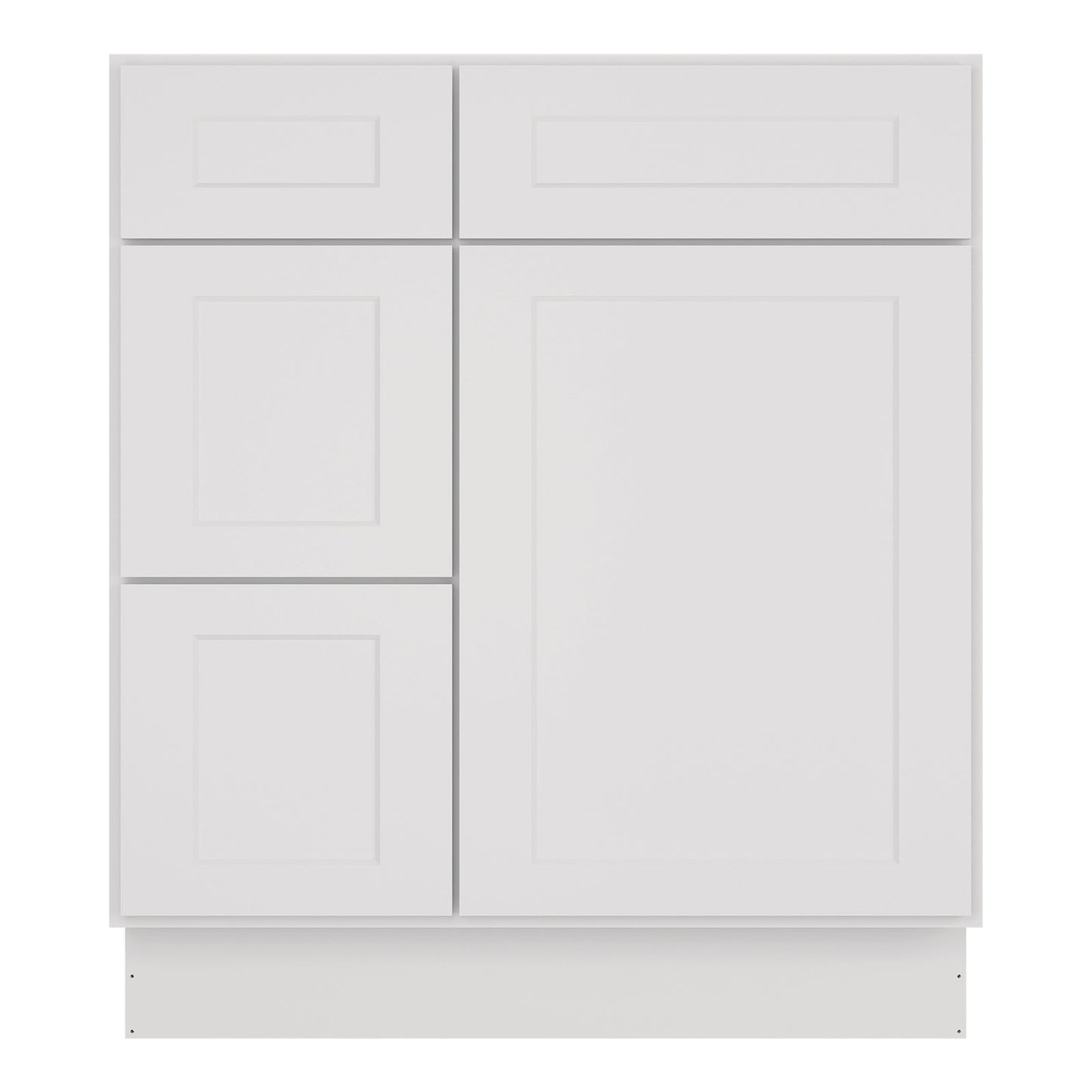 21"Dx30"Wx34-1/2"H Birch Solid Wood Bath Vanity Cabinet without Top V3021DL