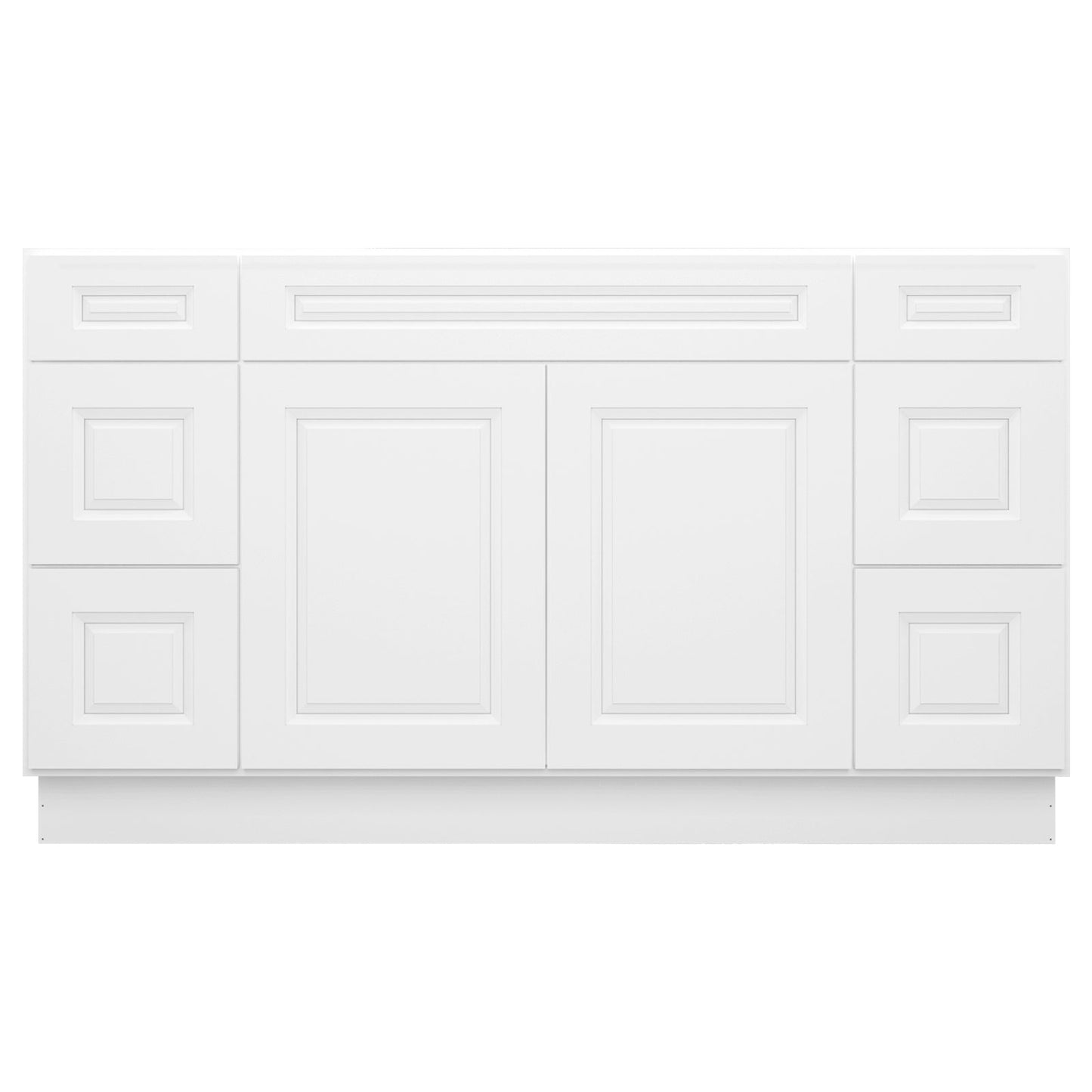 21"D Birch Solid Wood X48"W X 21"D X 34-1/2"H Bath Vanity Sink Drawer Cabinet without Top VDDB48