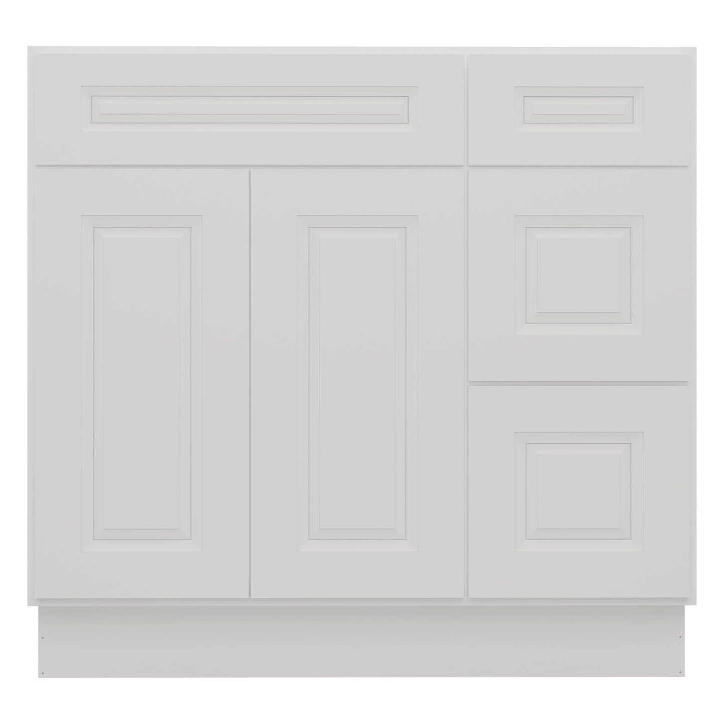 21"Dx36"Wx34-1/2"H Birch Solid Wood Bath Vanity Cabinet without Top V3621DR