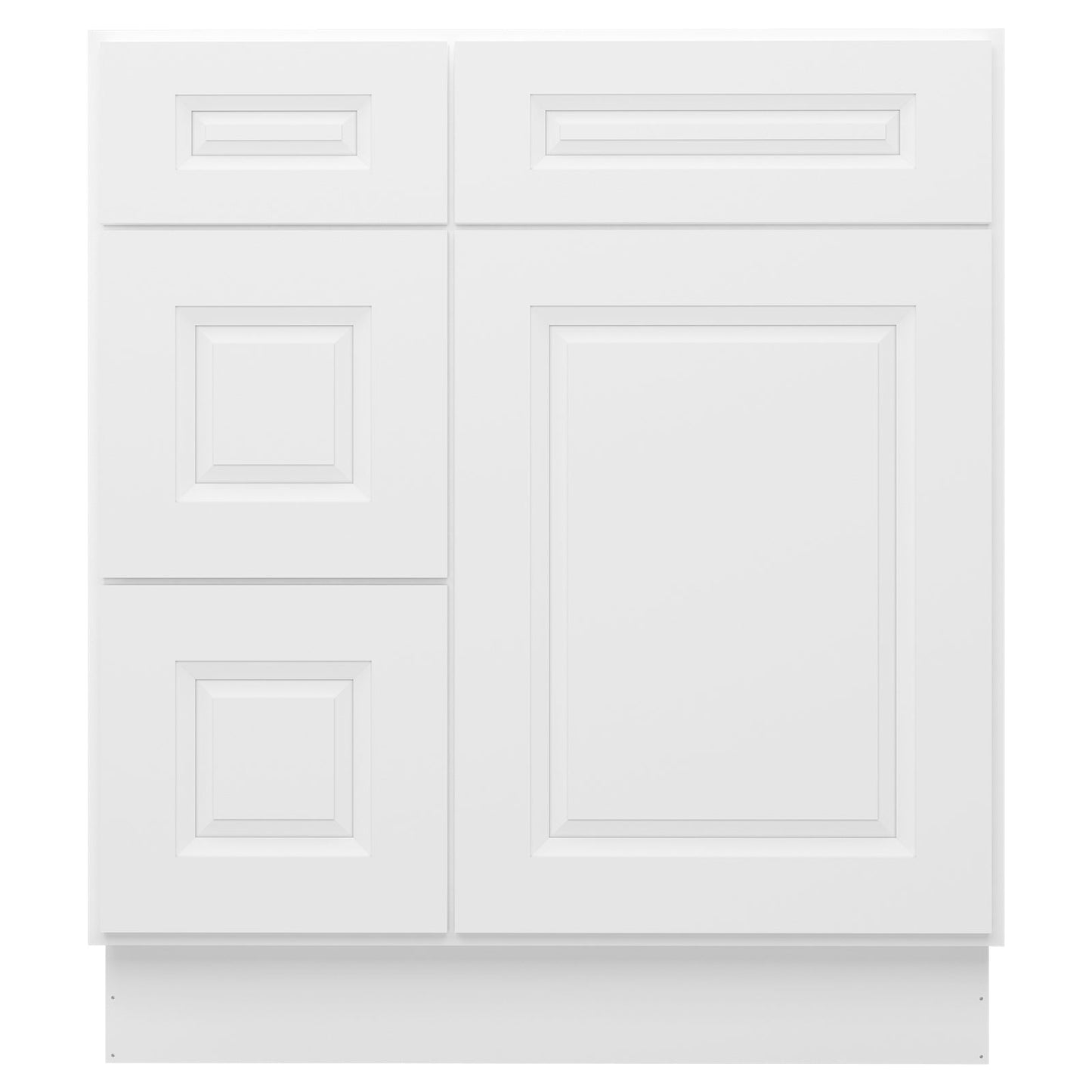 21"Dx30"Wx34-1/2"H Birch Solid Wood Bath Vanity Cabinet without Top V3021DL