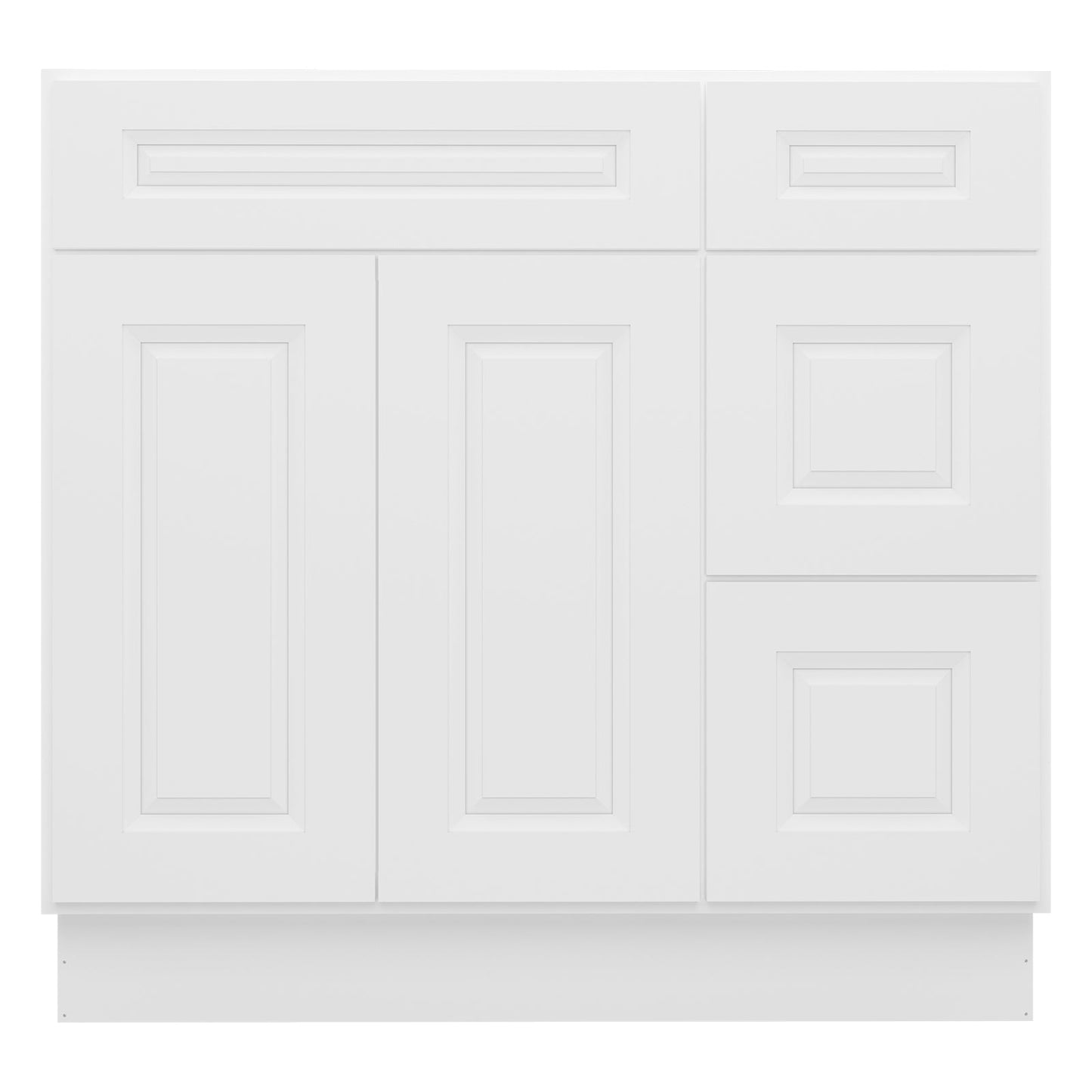 21"Dx36"Wx34-1/2"H Birch Solid Wood Bath Vanity Cabinet without Top V3621DR