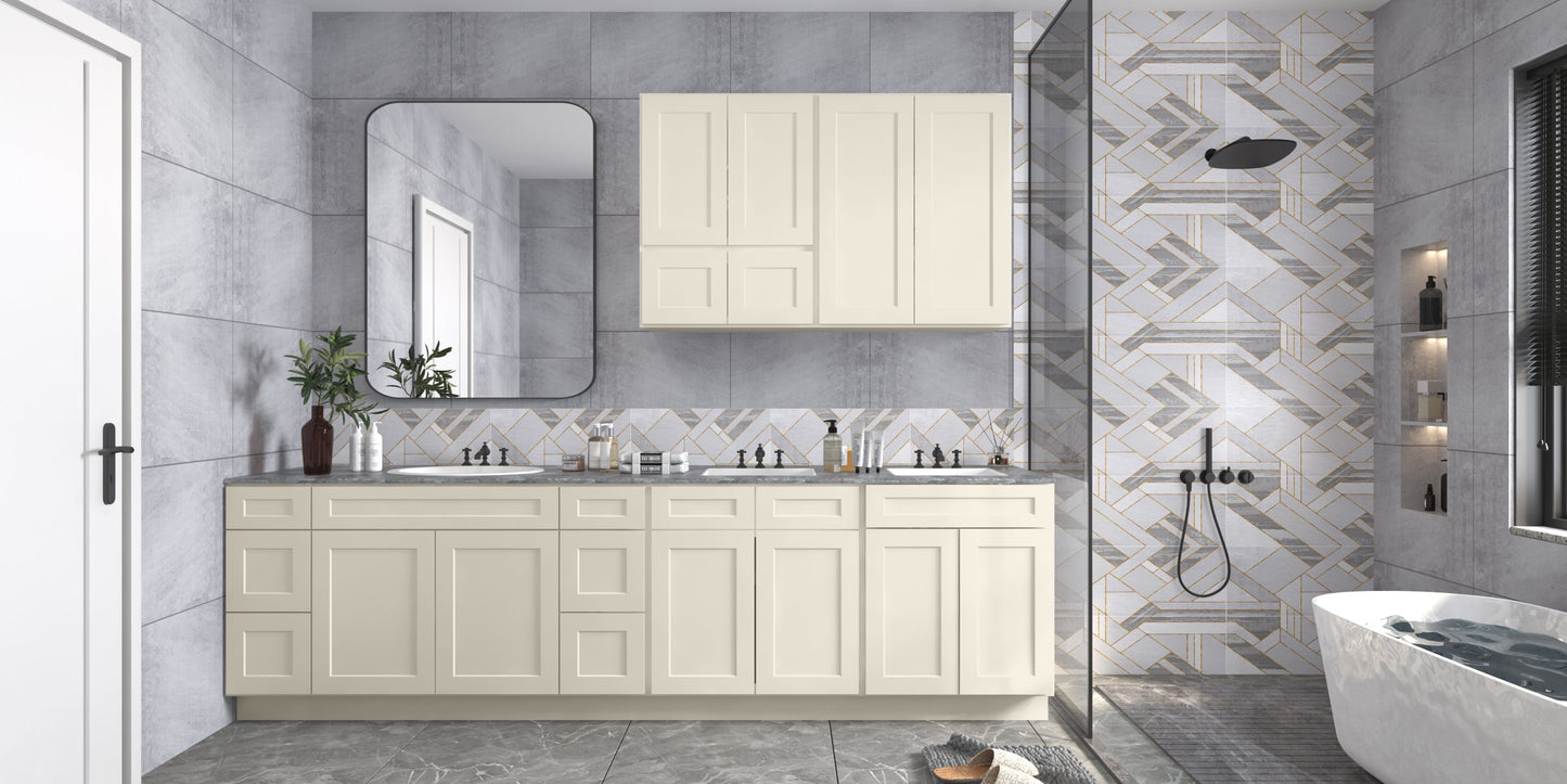 21"D X 24"W X 34-1/2"H Bath Vanity Cabinet without Top VS24