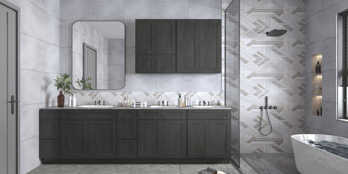 21"D X 24"W X 34-1/2"H Bath Vanity Cabinet without Top VS24