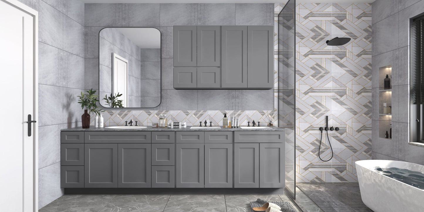 21"D X 30"W X 34-1/2"H Bath Vanity Cabinet without Top VS30