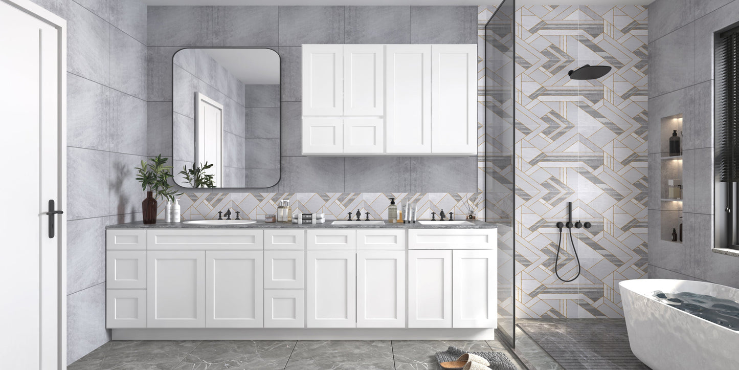 21"D X 30"W X 34-1/2"H Bath Vanity Cabinet without Top VS30